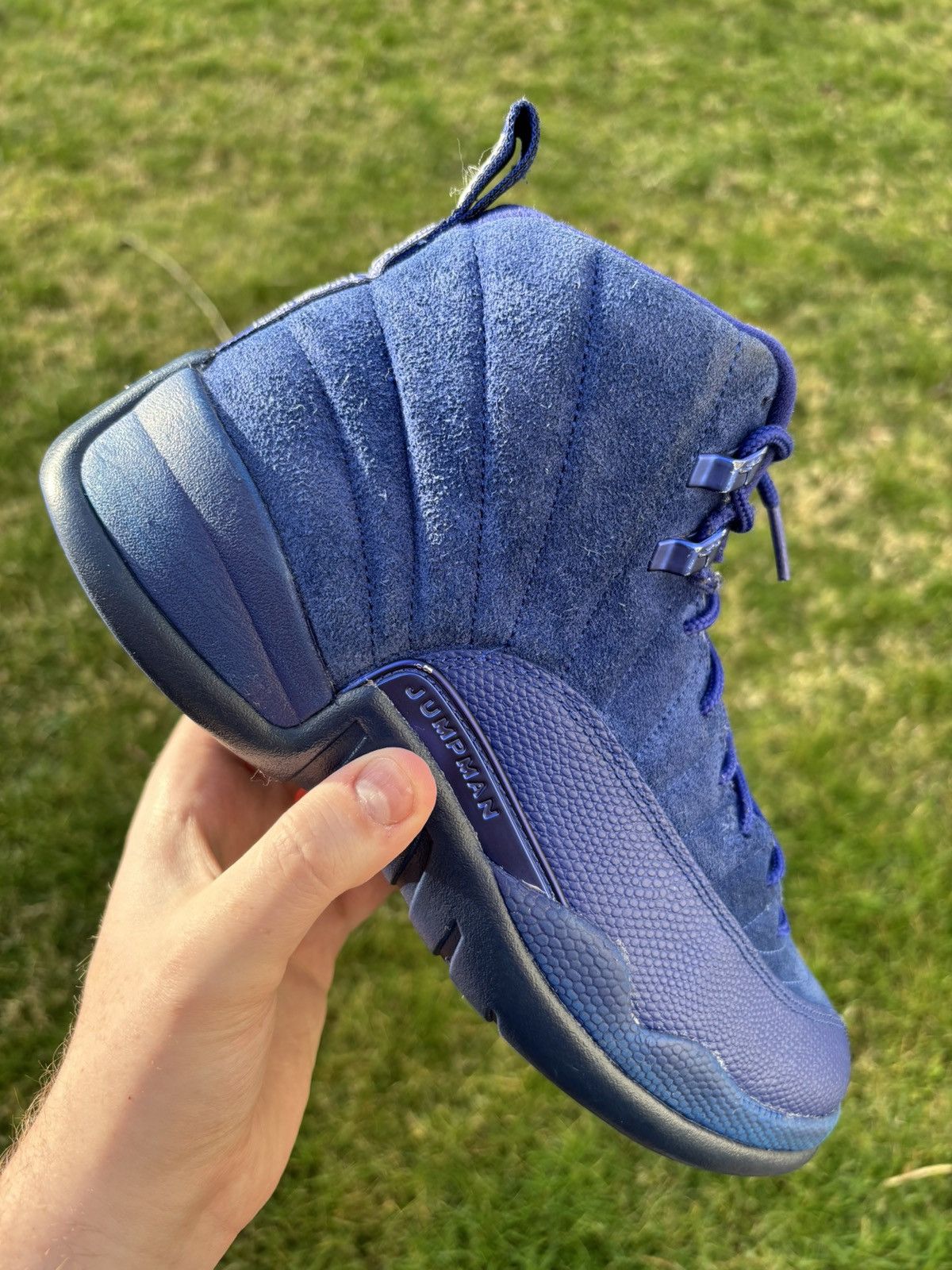 image of Air Jordan 12 Retro Deep Royal 2016 Size 10 Shoes in Blue, Men's