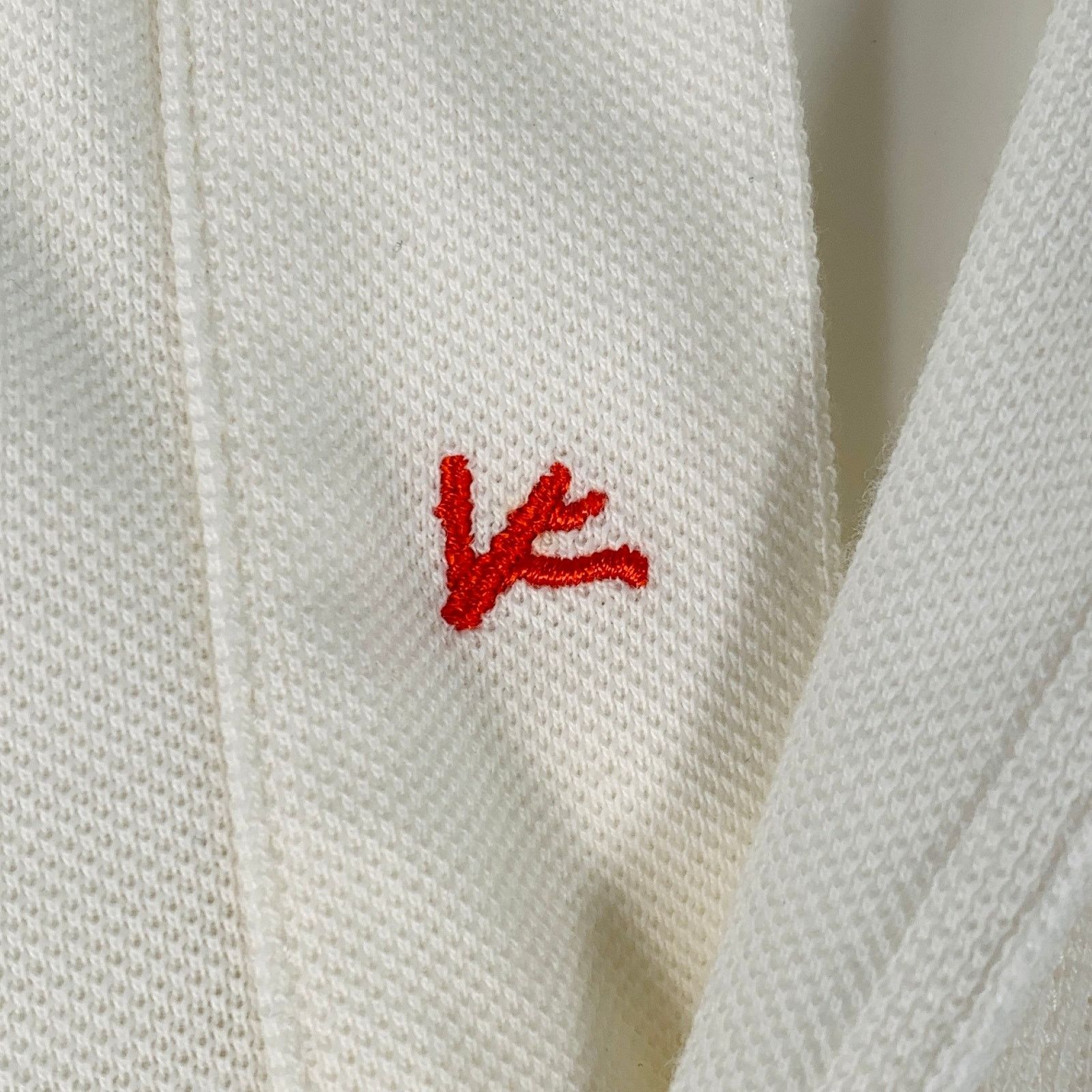 Isaia ISAIA Size M Off White Cotton Short Sleeve Polo Size US M / EU 48-50 / 2 - 2 Thumbnail