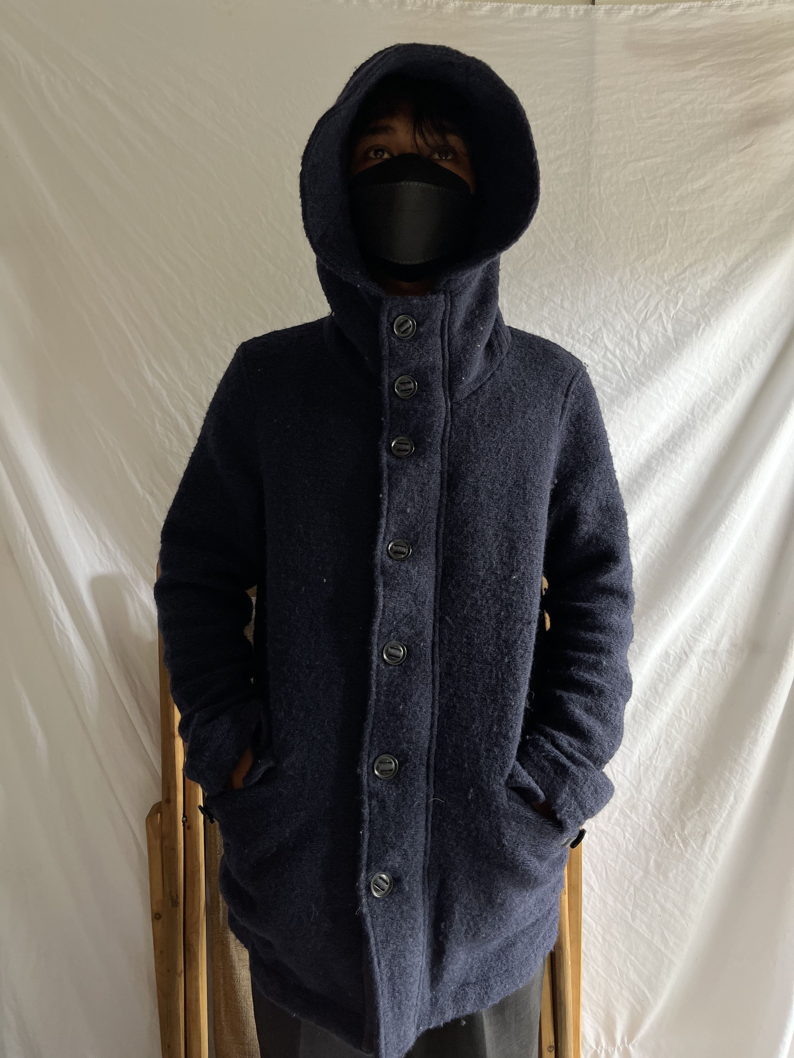 Japanese Brand Niko And Japanese Brand Wool Jacket Yohji Yamamoto Style Size US L / EU 52-54 / 3 - 10 Thumbnail