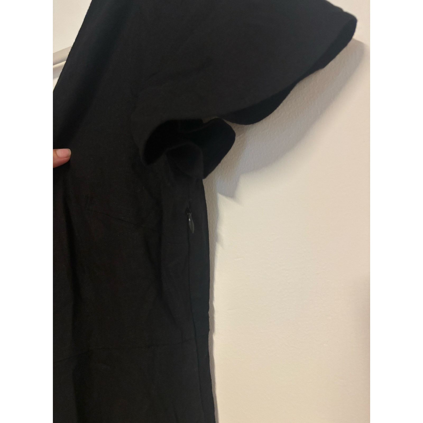 J.Crew NWT J.Crew Linen Blend Midi Dress Black Size 4 Size S / US 4 / IT 40 - 5 Thumbnail