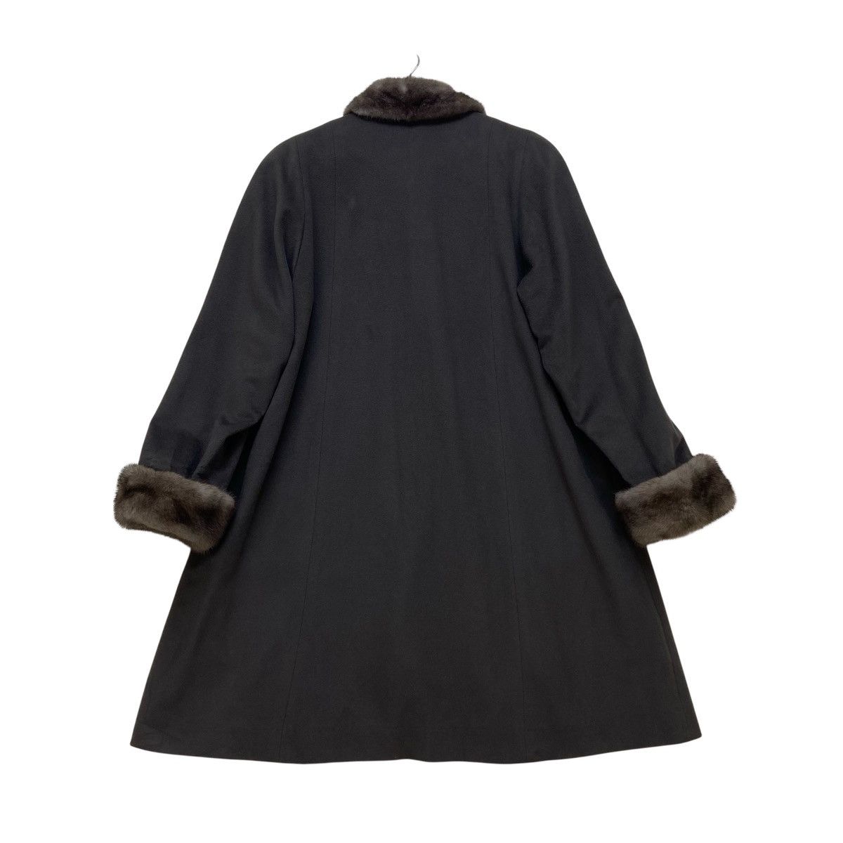 Other Altima Loro Piana Wool Cashmere + Mink Fur Long Coat Size M / US 6-8 / IT 42-44 - 4 Thumbnail