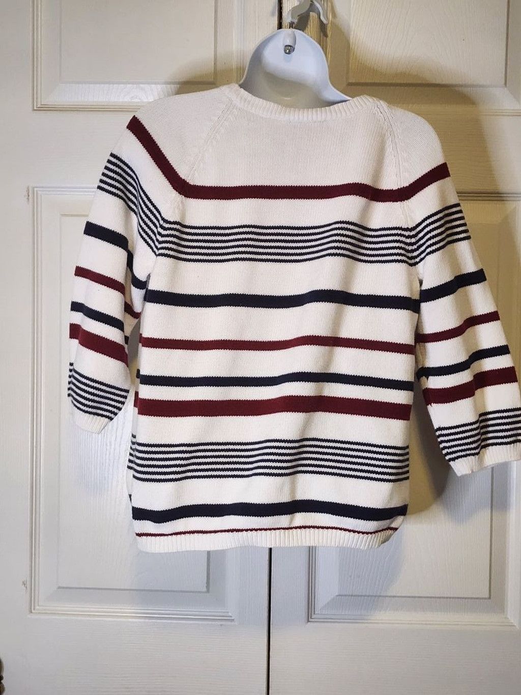 Other Christopher & Banks Stripes Sweater Size L / US 10 / IT 46 - 4 Thumbnail