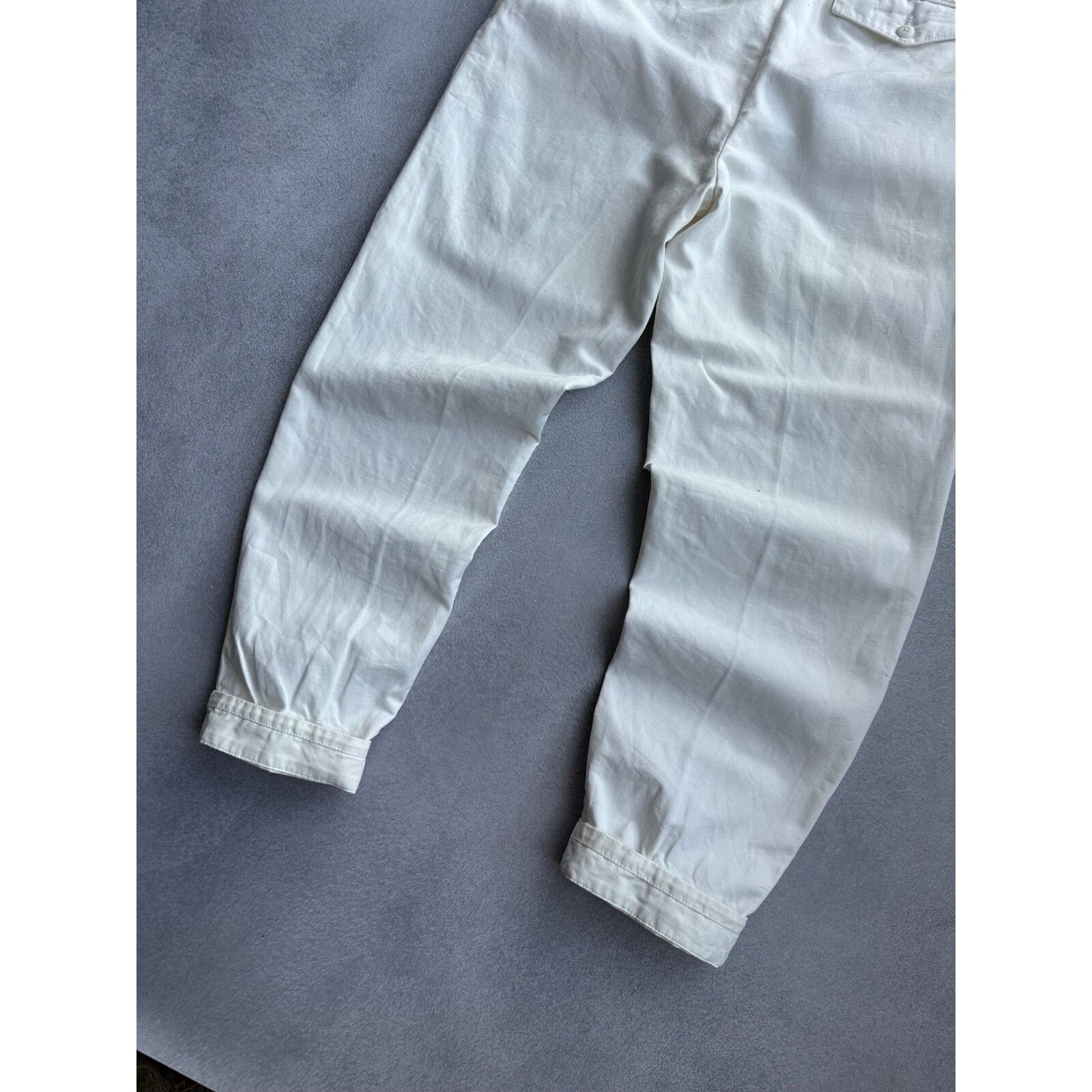 PT Torino VTG PT Torino The Reporter White Cotton & Linen Straight Size US 32 / EU 48 - 11 Thumbnail