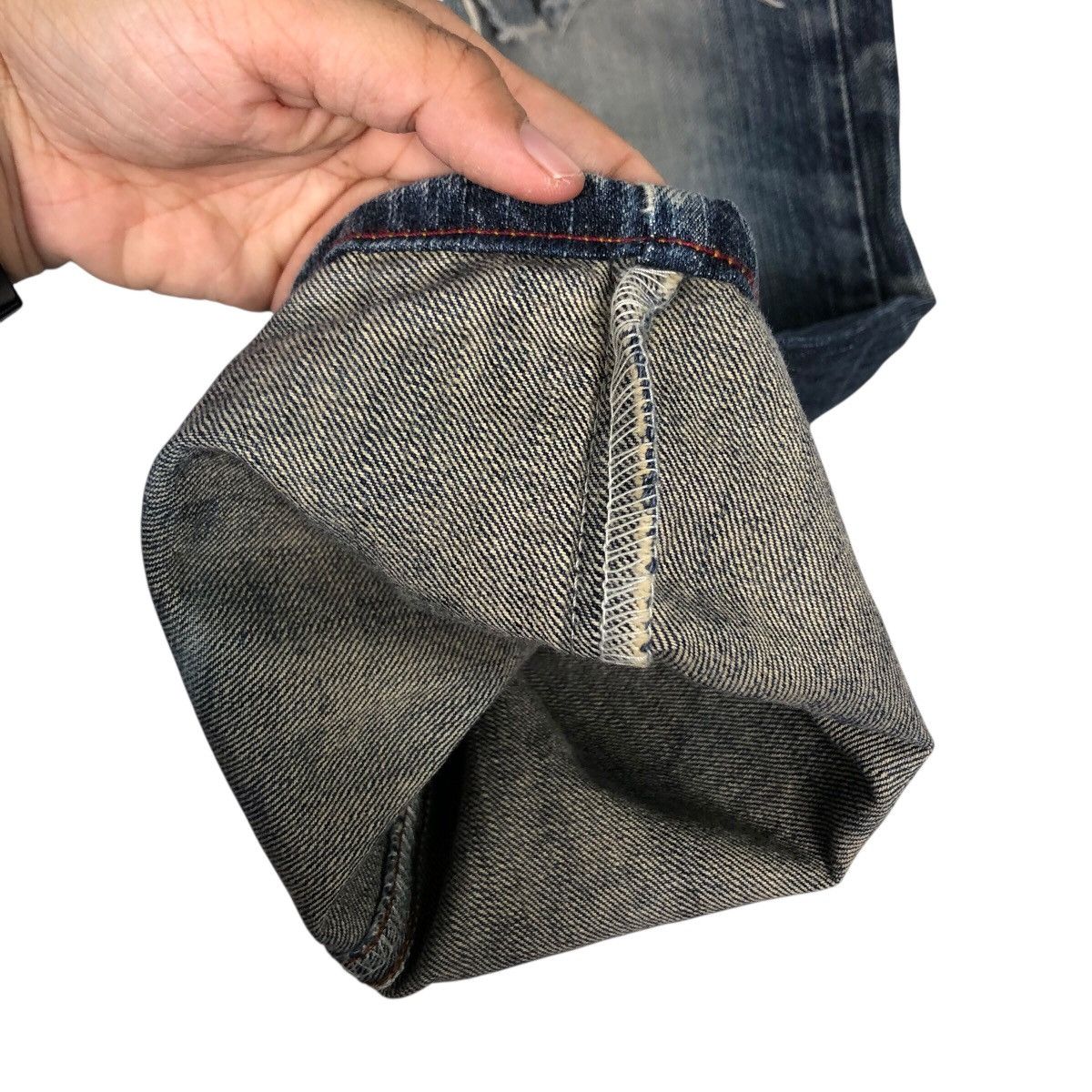 Japanese Brand 📌Exclusive Vintage Denim Jeans Edwin Punk Design IsseyMiyake Size US 32 / EU 48 - 16 Thumbnail