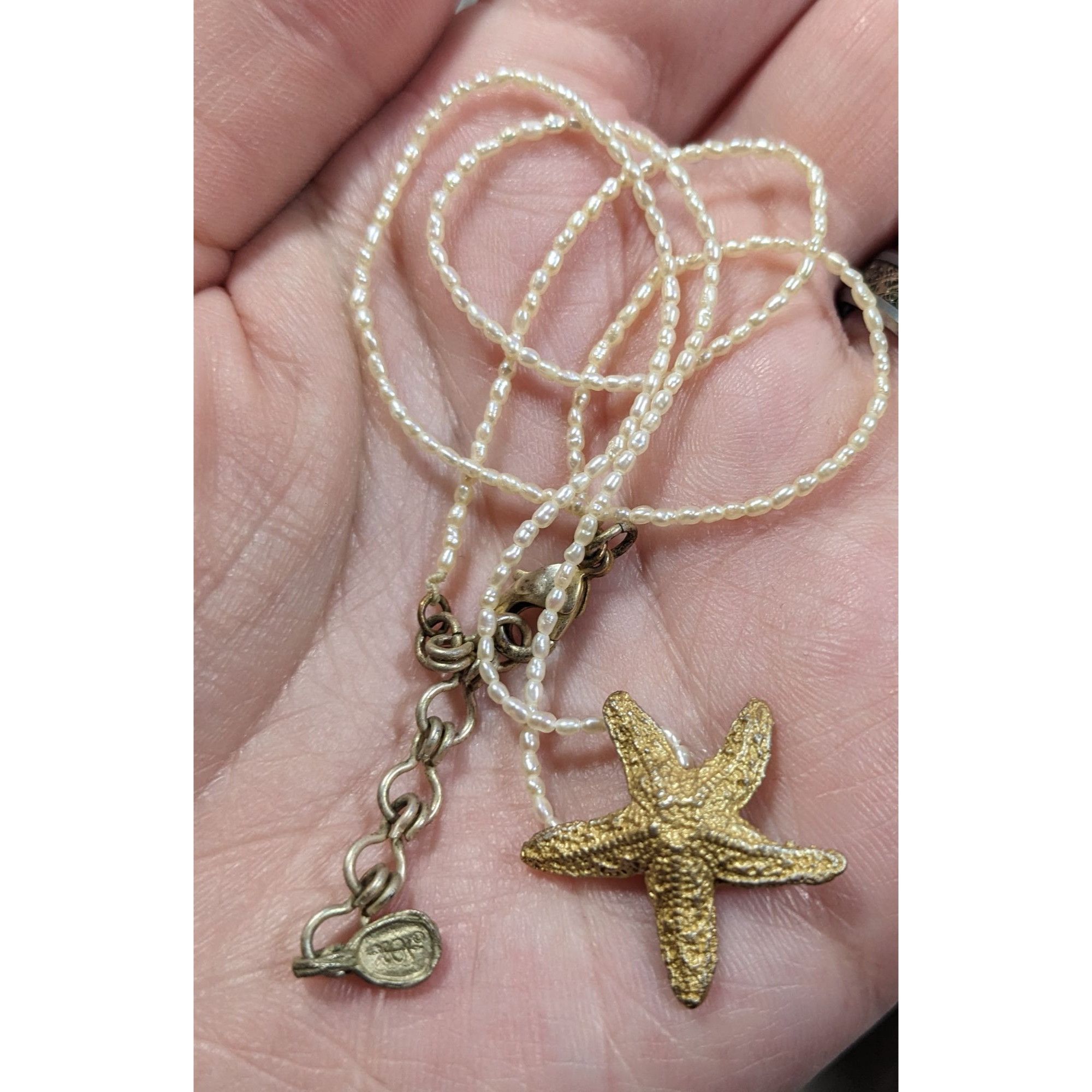 Other Michael Michaud Freshwater Pearl With Starfish Pendant Neckl Size ONE SIZE - 4 Thumbnail
