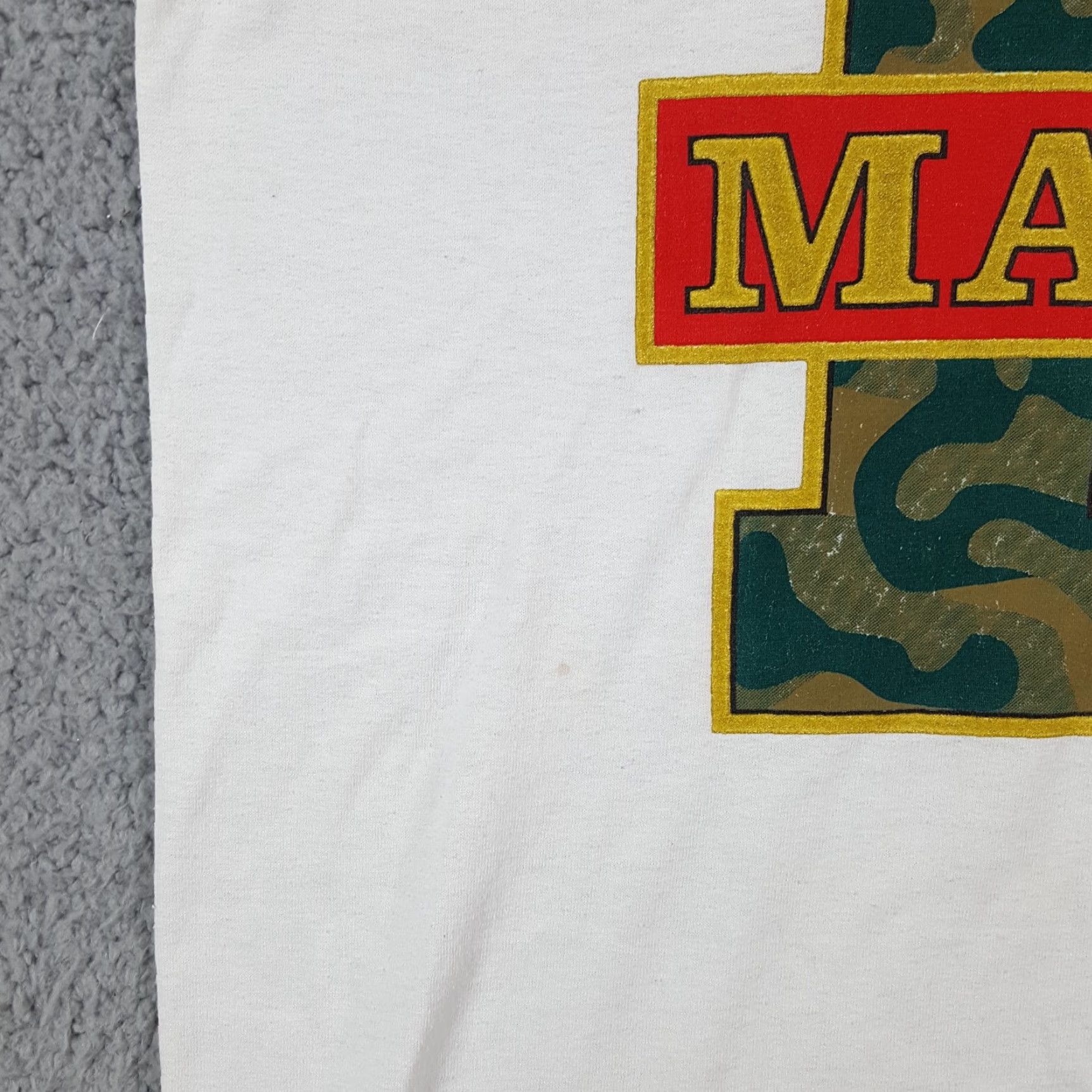Vintage Vintage US Marines T-Shirt XL Camouflage Military Camo 90s 00s Army Outdoor Retro Size US XL / EU 56 / 4 - 5 Thumbnail