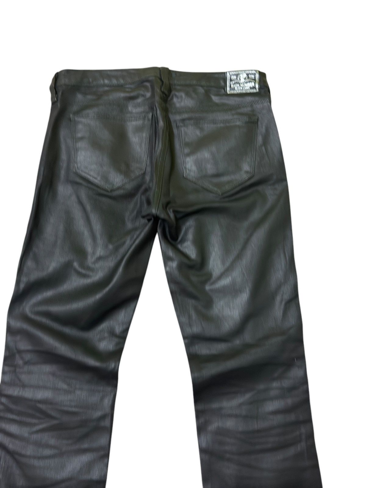 Hysteric Glamour × Japanese Brand BACK NUMBER Waxed Rick Owen's style Skinny Denim Size US 28 / EU 44 - 10 Thumbnail