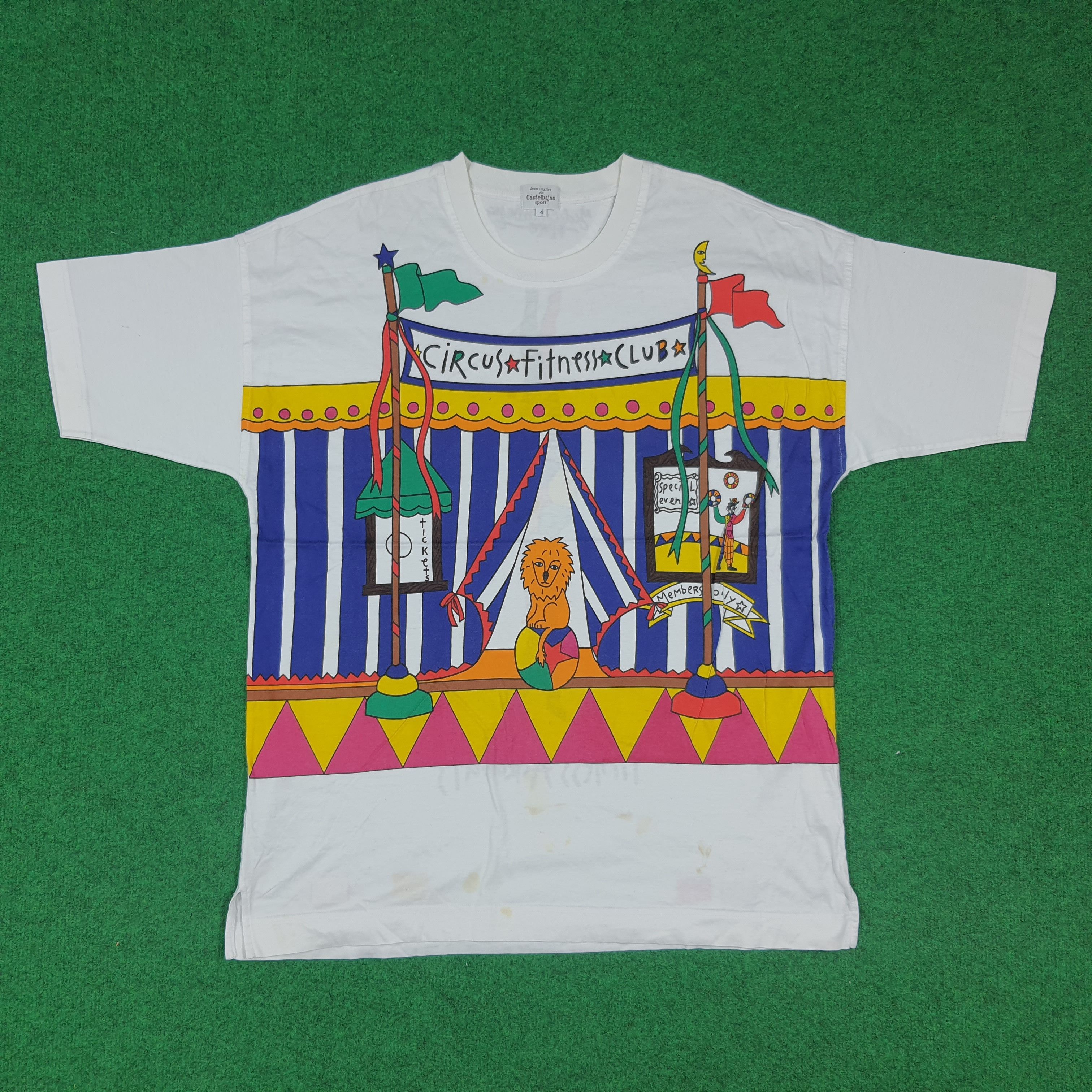 Jean Charles De Castelbajac Vintage 90s Castelbajac Sport Circus Tshirt C294N6 Size US L / EU 52-54 / 3 - 1 Thumbnail