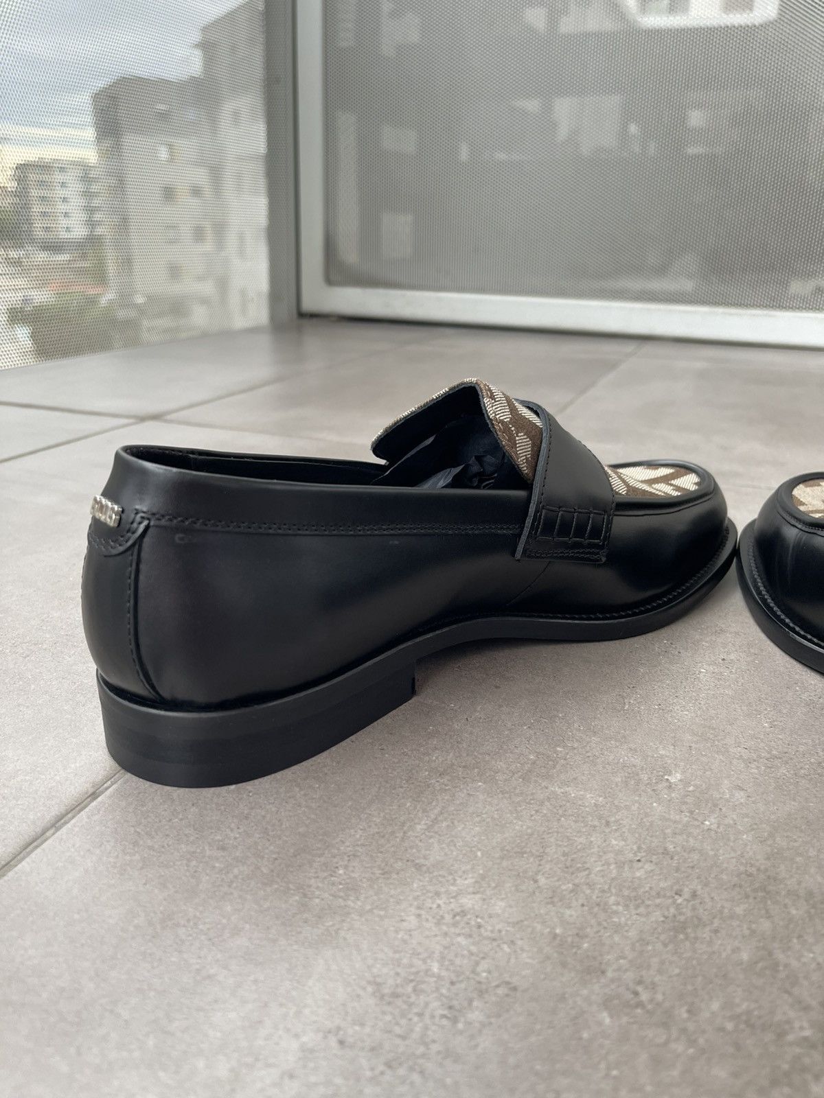 GCDS !DS! SS24 GCDS Wirdo Monogram Black Brown Loafers Size US 12 / EU 45 - 14 Thumbnail