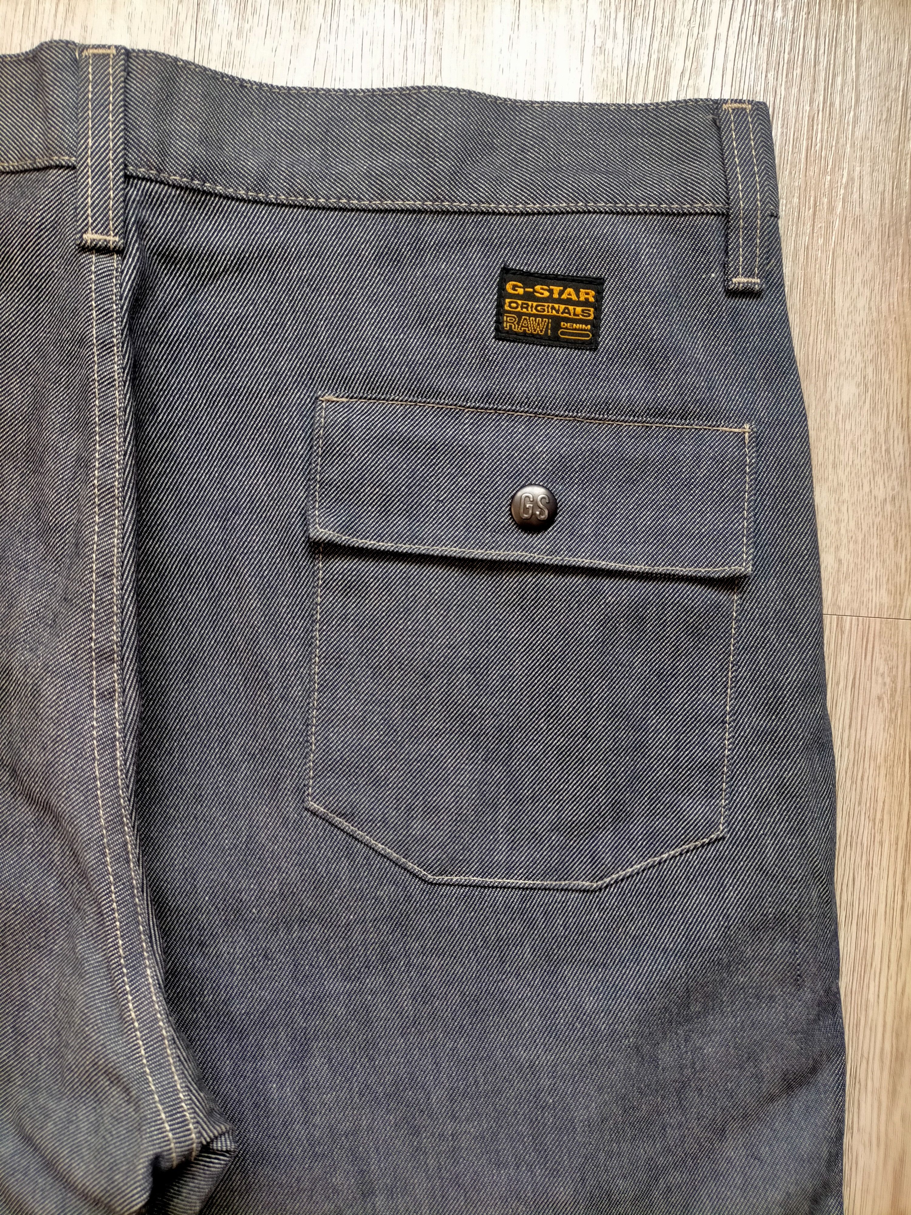 G-Star G-Star Raw Denim Silver Single Pocket Rider Denim Pants Size US 36 / EU 52 - 13 Thumbnail