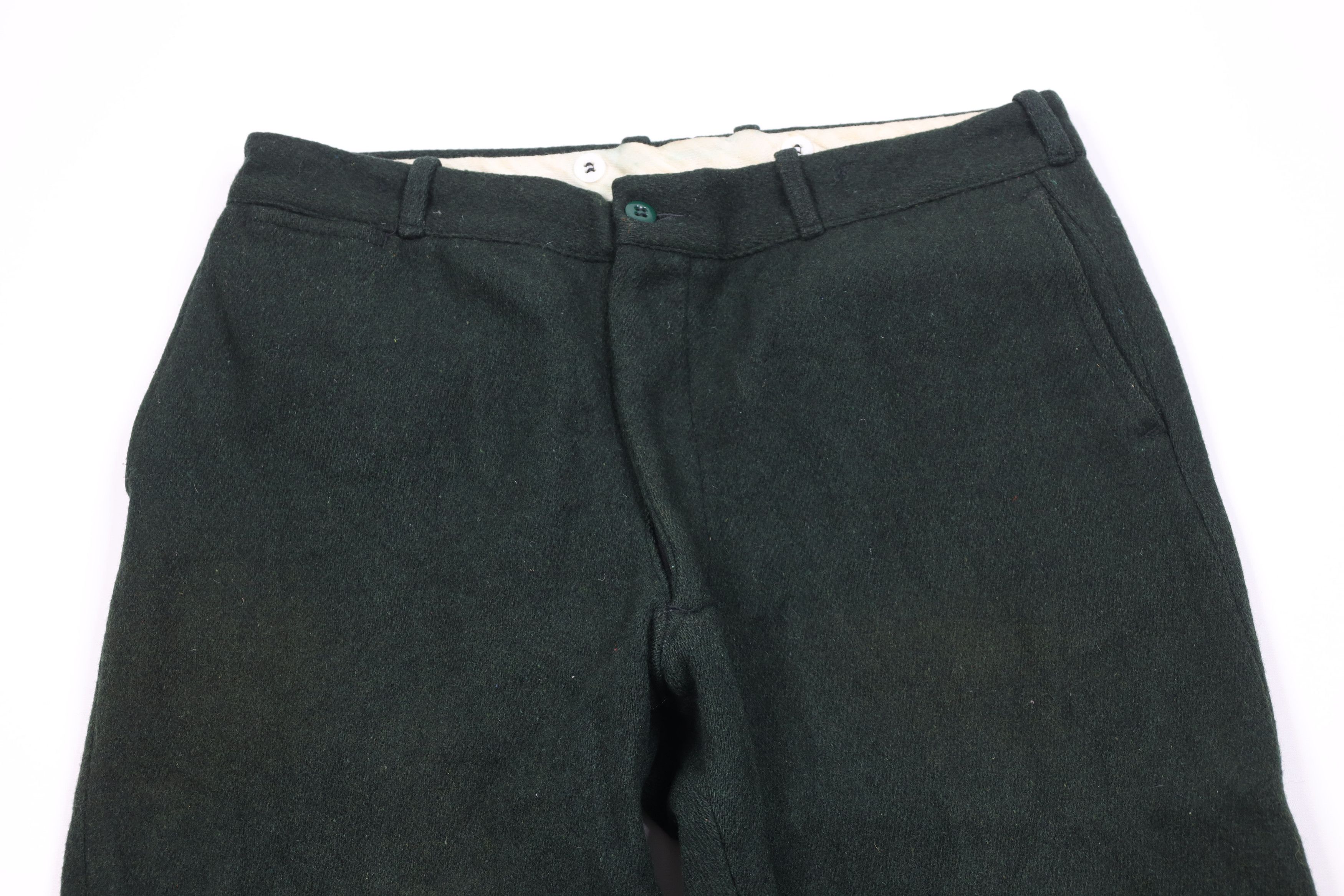 Vintage Vintage 60s 70s Streetwear Heavy Wool Wide Leg Pants USA Size US 38 / EU 54 - 2 Thumbnail