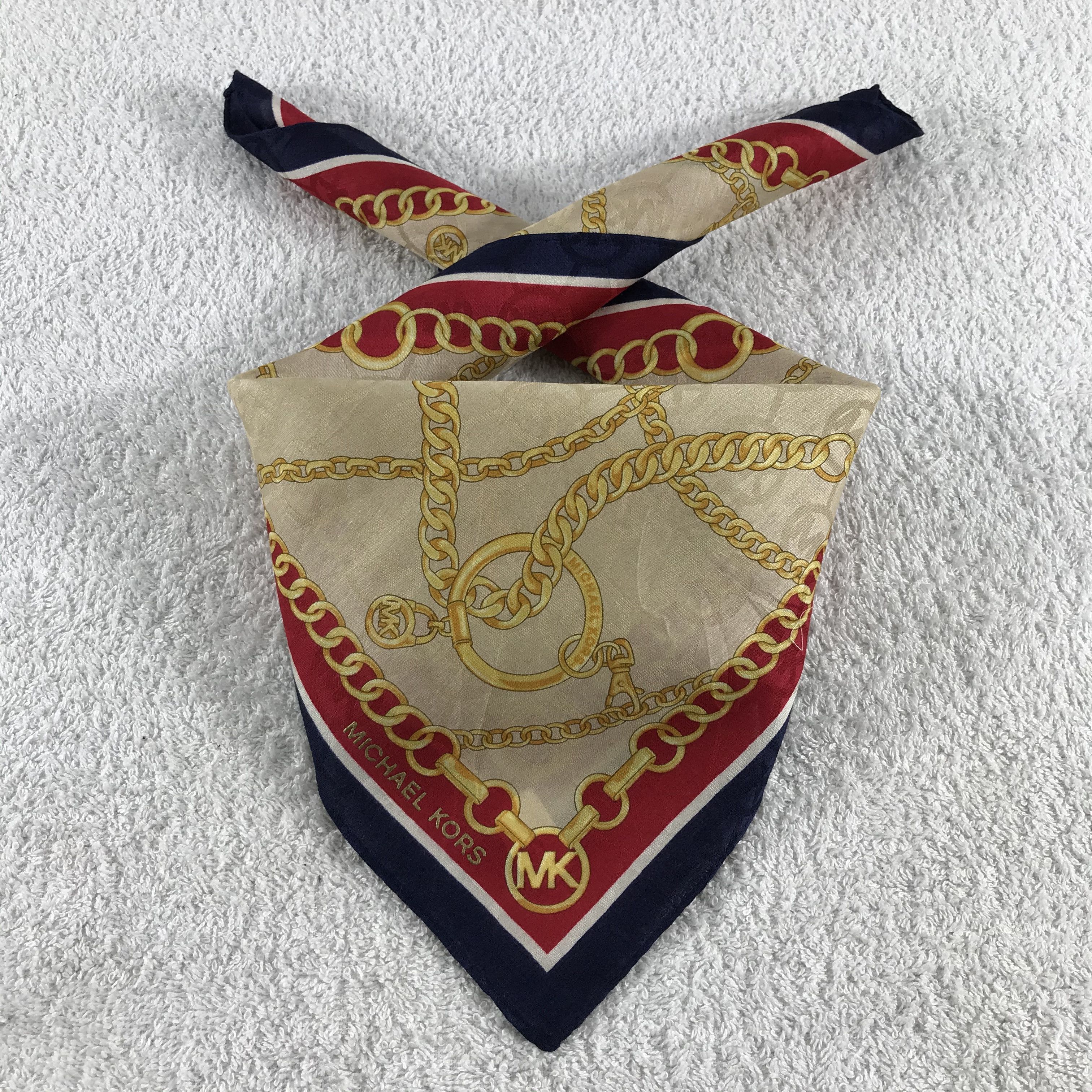 Michael Kors × Vintage Michael Kors Handkerchief / Neckerchief / Bandana Size ONE SIZE - 1 Thumbnail