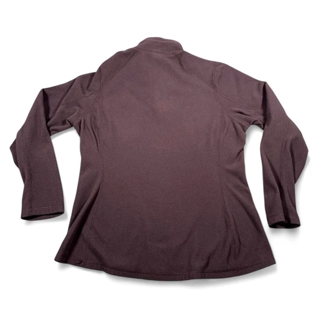 The North Face The North Face Sweater Womens LARGE Red Fleece Pullover 1/4 Zip Outdoor Raglan Sleeve Mock Neck Pocket Logo Size L / US 10 / IT 46 - 3 Thumbnail