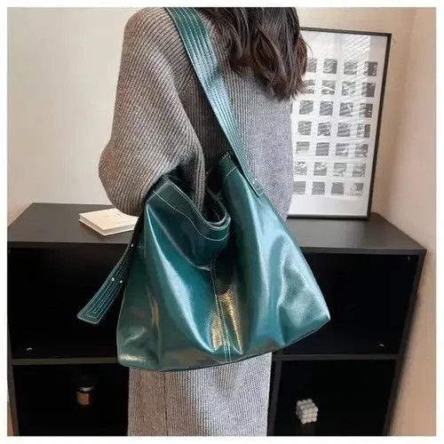 Goods × Japanese Brand Bag Blue pu leather shoulder bag Size ONE SIZE - 1 Thumbnail
