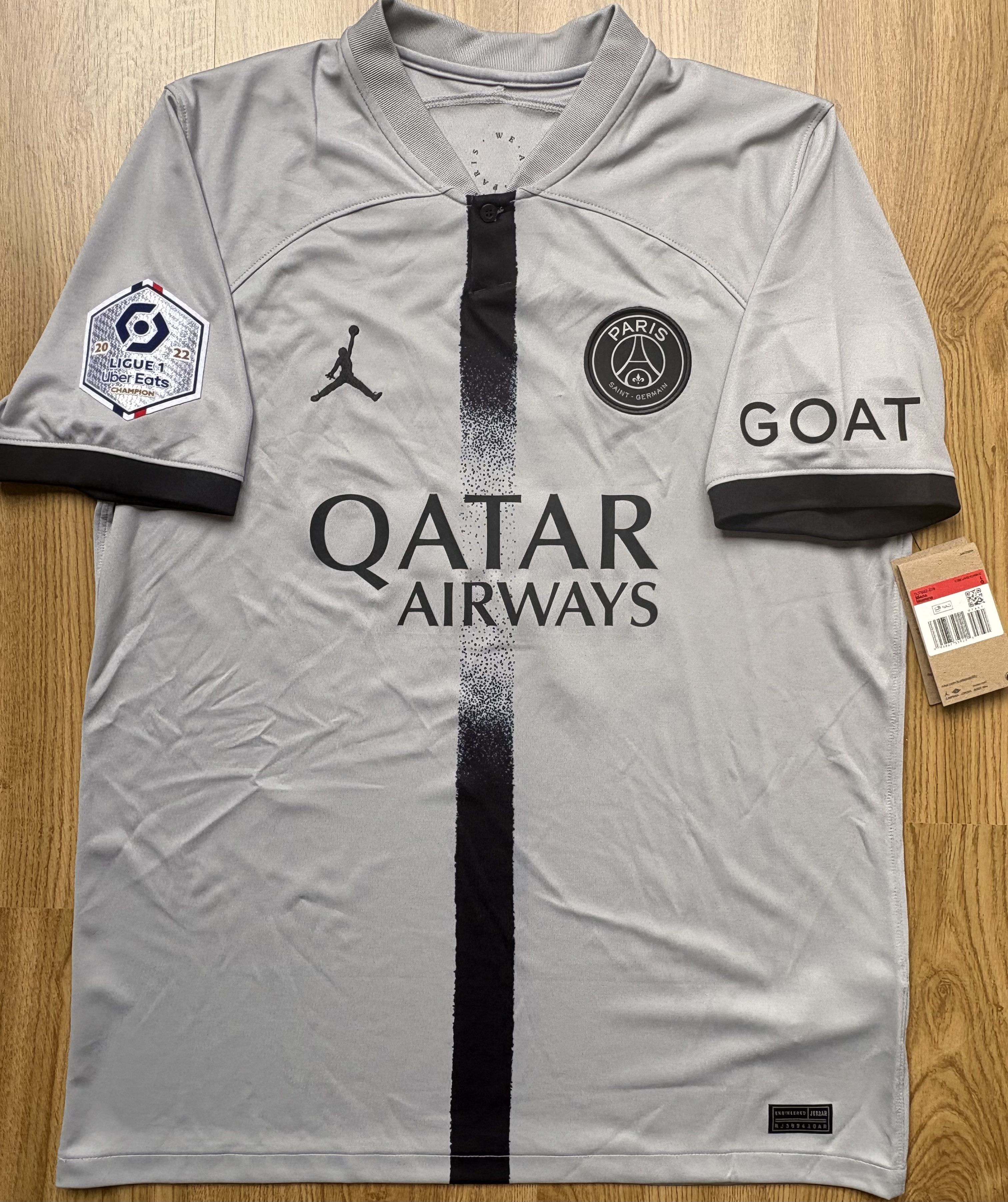 Jordan Brand PSG 22/23 Away Jersey – Messi #30 VERDY – Size L – NWT Size US L / EU 52-54 / 3 - 2 Thumbnail