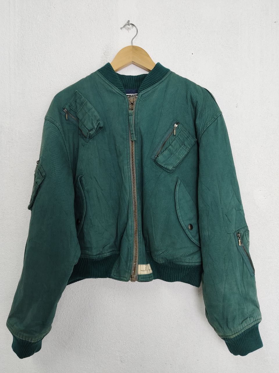 Japanese Brand × Vintage Vintage Japanese Brand Bombers Zip Up Jacket Size L / US 10 / IT 46 - 1 Thumbnail