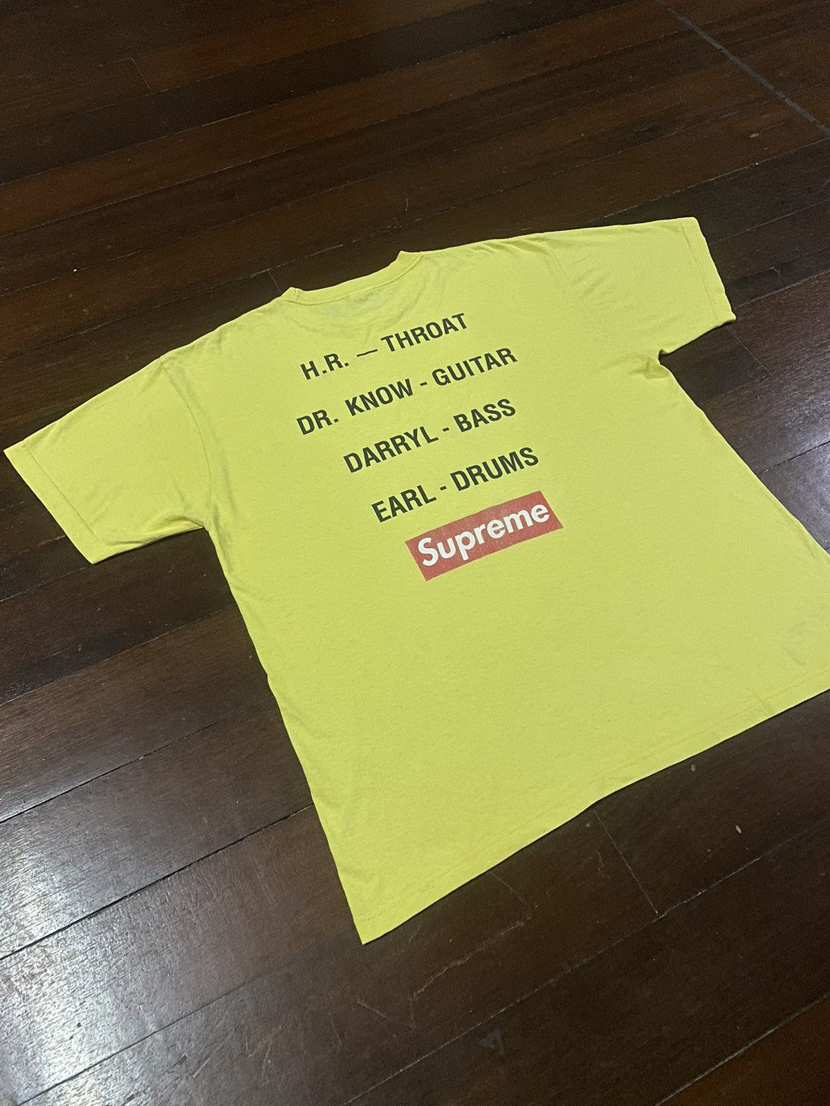 Band Tees Vintage Y2K Supreme X Bad Brains baggy yellow Tee Size US XL / EU 56 / 4 - 10 Thumbnail