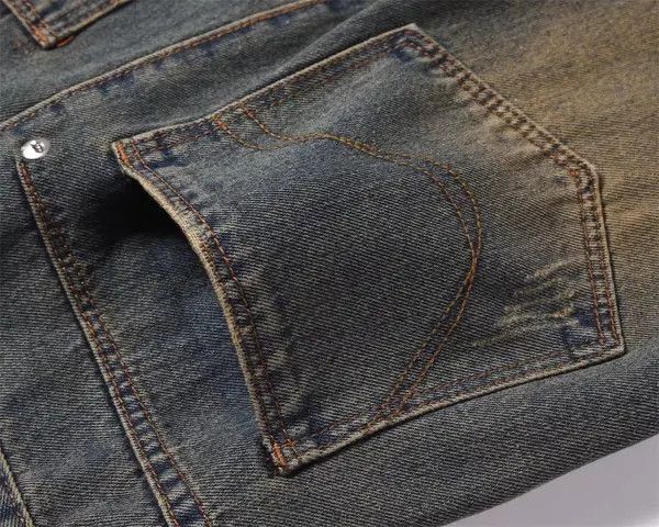 Japanese Brand Rina Men's American retro washed distressed flared jeans Size US 32 / EU 48 - 6 Thumbnail