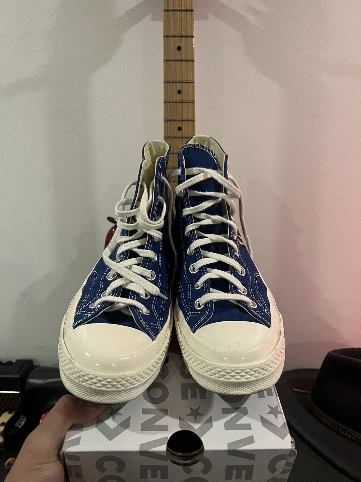 Converse hidden heart high top sneaker best sale