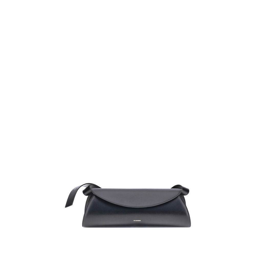 Jil Sander Jil Sander Black Calf Leather Bos Taurus Shoulder Bag Size ONE SIZE - 1 Thumbnail