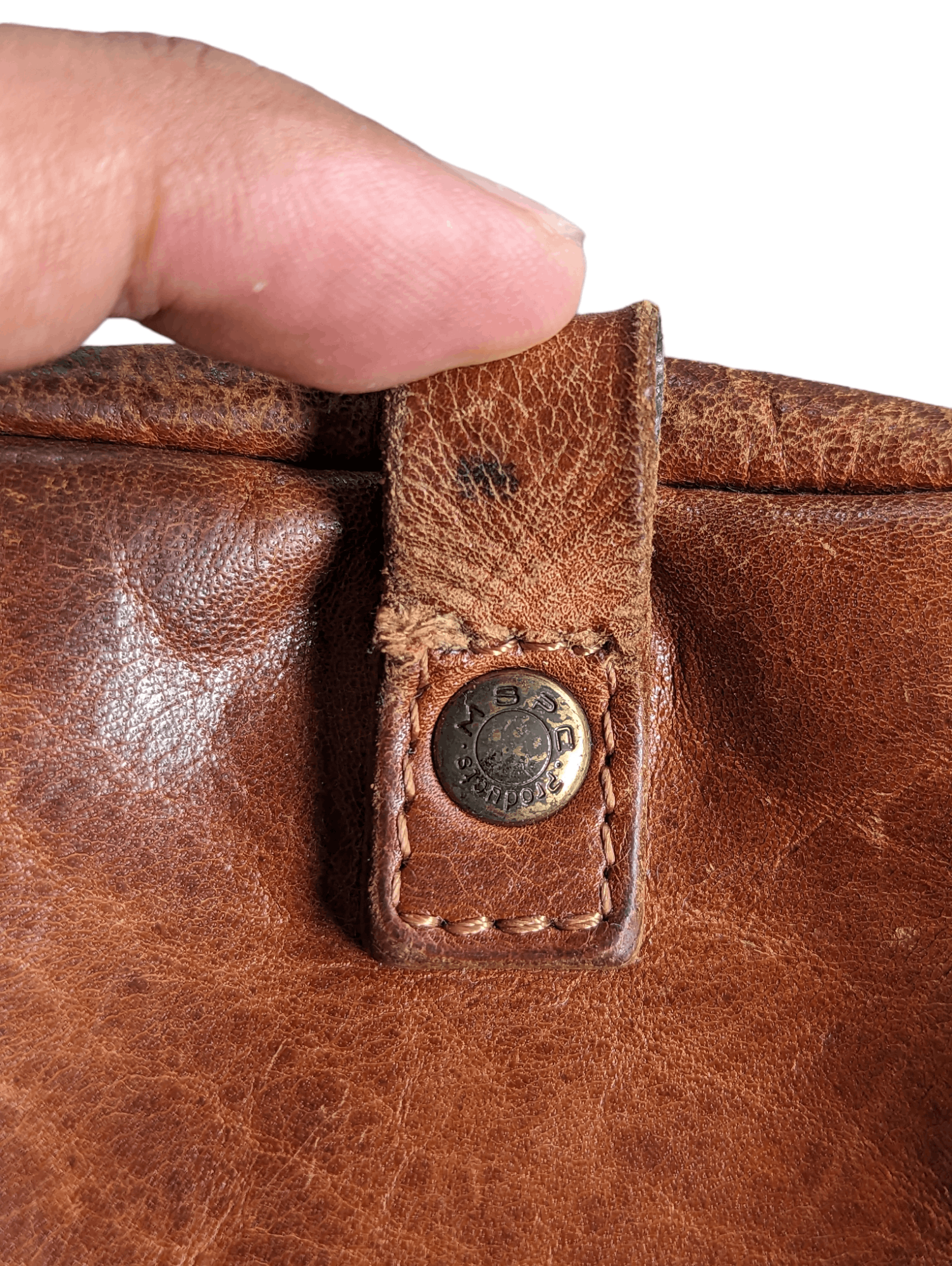 MasterPiece 🇯🇵 Leather Masterpiece Porter Hooked Tactical Bag Size ONE SIZE - 6 Thumbnail