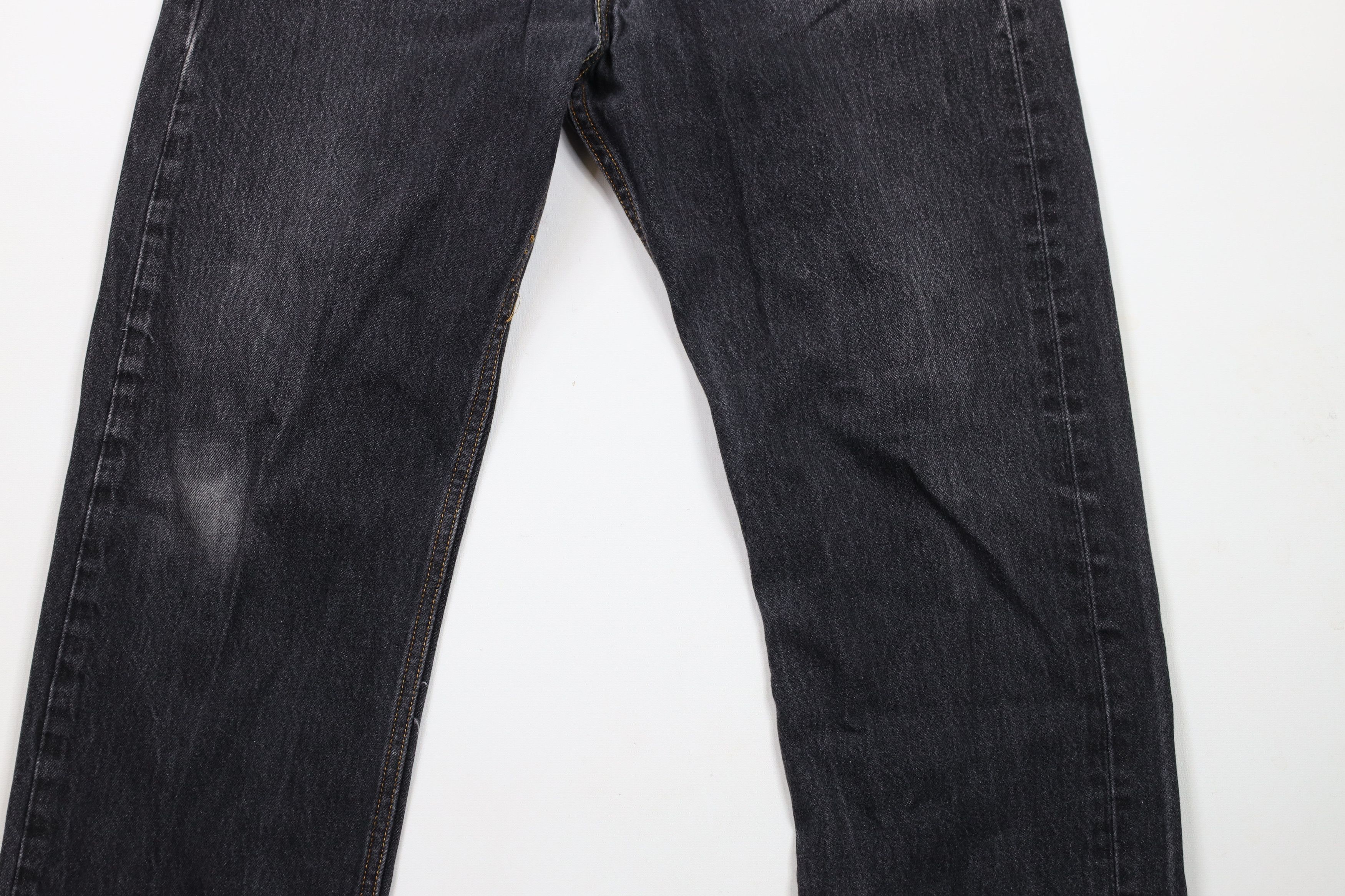 Levi's × Vintage Vintage Y2K Levis 501xx Button Fly Original Fit Jeans Black Size US 34 / EU 50 - 3 Thumbnail