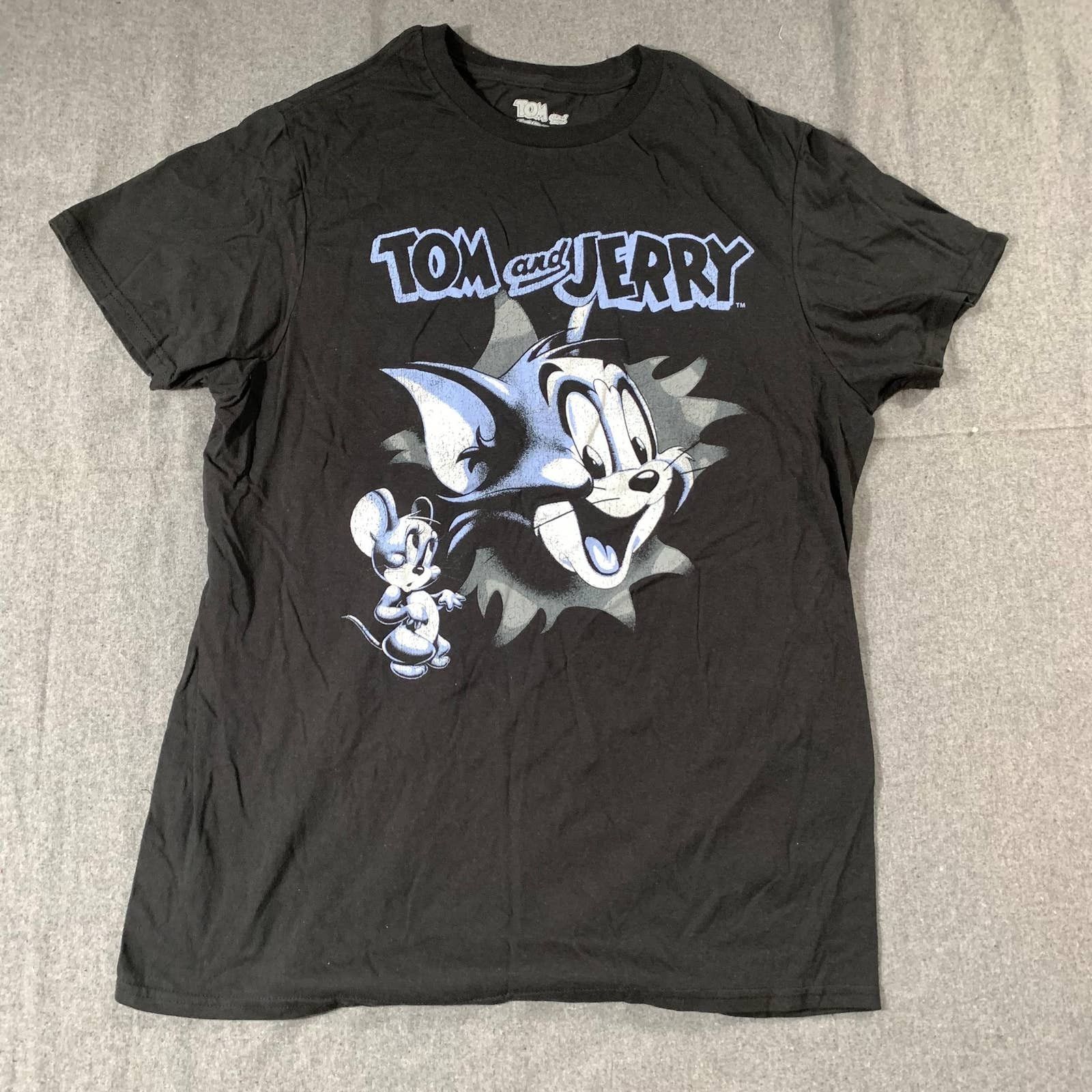 Other Tom & Jerry Shirt Women Medium Black Casual T Shirt Ladies Size M / US 6-8 / IT 42-44 - 1 Thumbnail