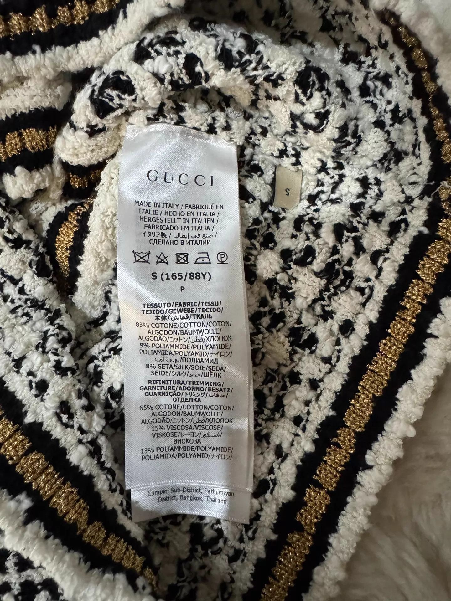 Gucci Gucci Woven Gold Buckle Cami Top S New With Tags Size S / US 4 / IT 40 - 7 Thumbnail