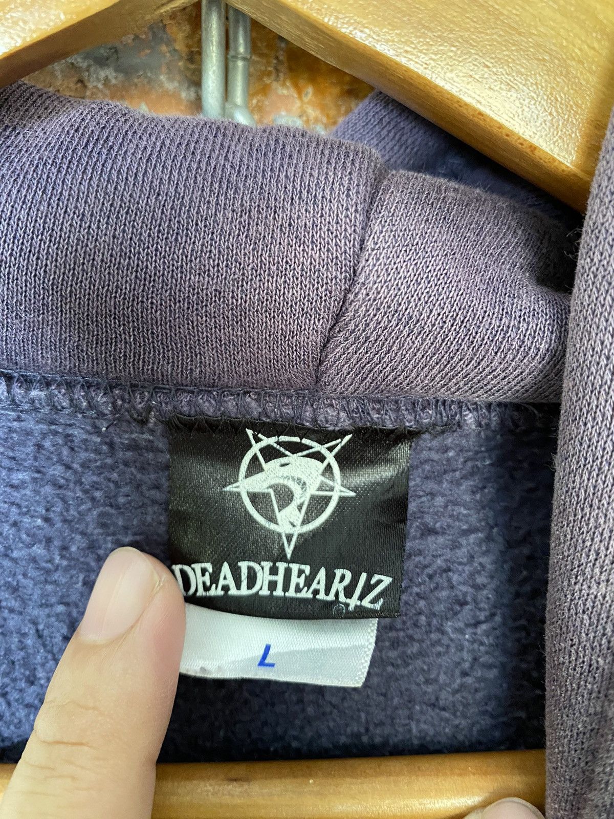 Japanese Brand Deadheartz japan punk cross sun faded hoodie Size US L / EU 52-54 / 3 - 10 Thumbnail