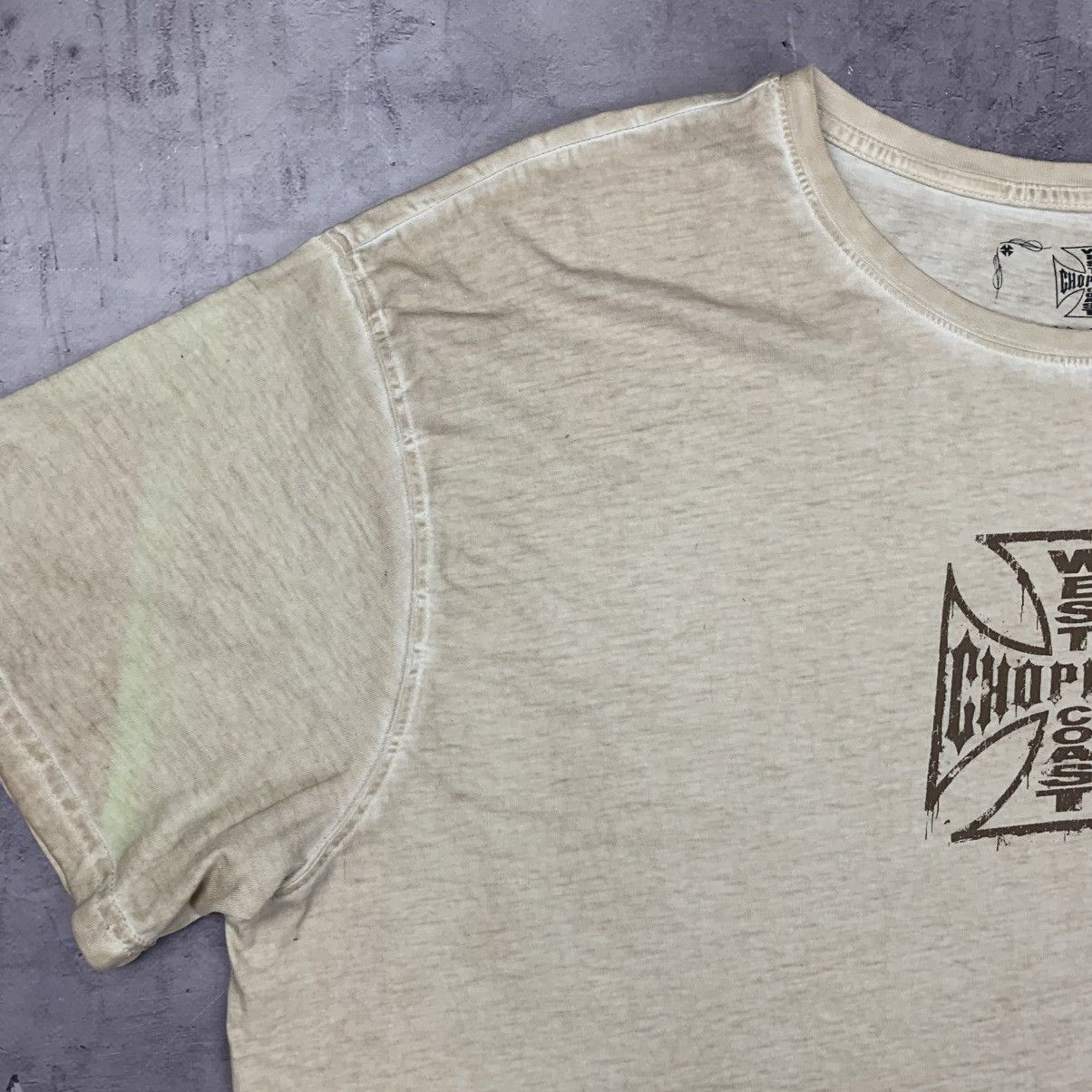 West Coast Choppers Rare! West Choppers American Outlaw Vintage Big Logo Tee Size US XXL / EU 58 / 5 - 17 Thumbnail