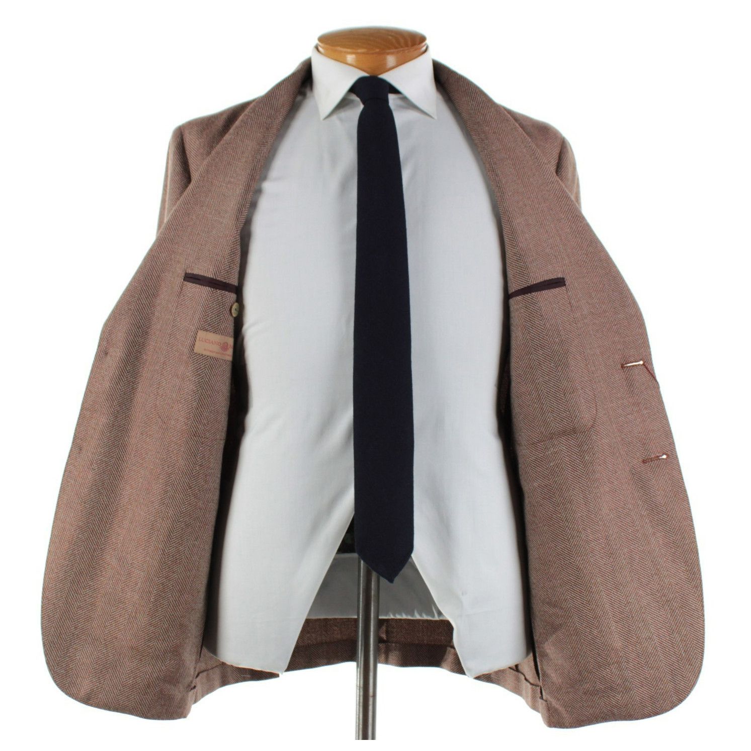 Luciano Barbera Luciano Barbera Sport Coat Size 42 US in Brown Size 42R - 6 Thumbnail