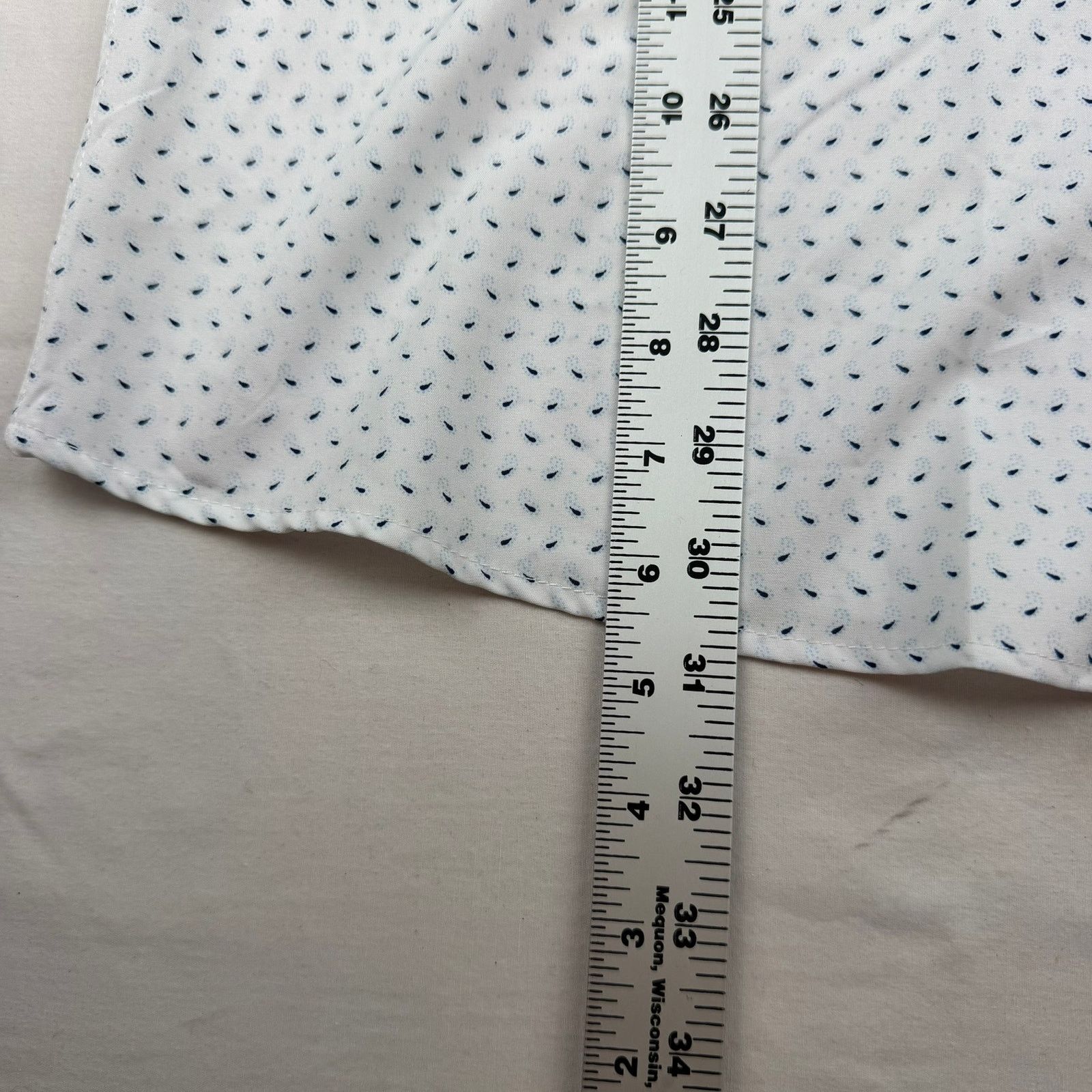 Other Tom Baine Slim Fit Dress Shirt XXL White Navy Size US XXL / EU 58 / 5 - 6 Thumbnail