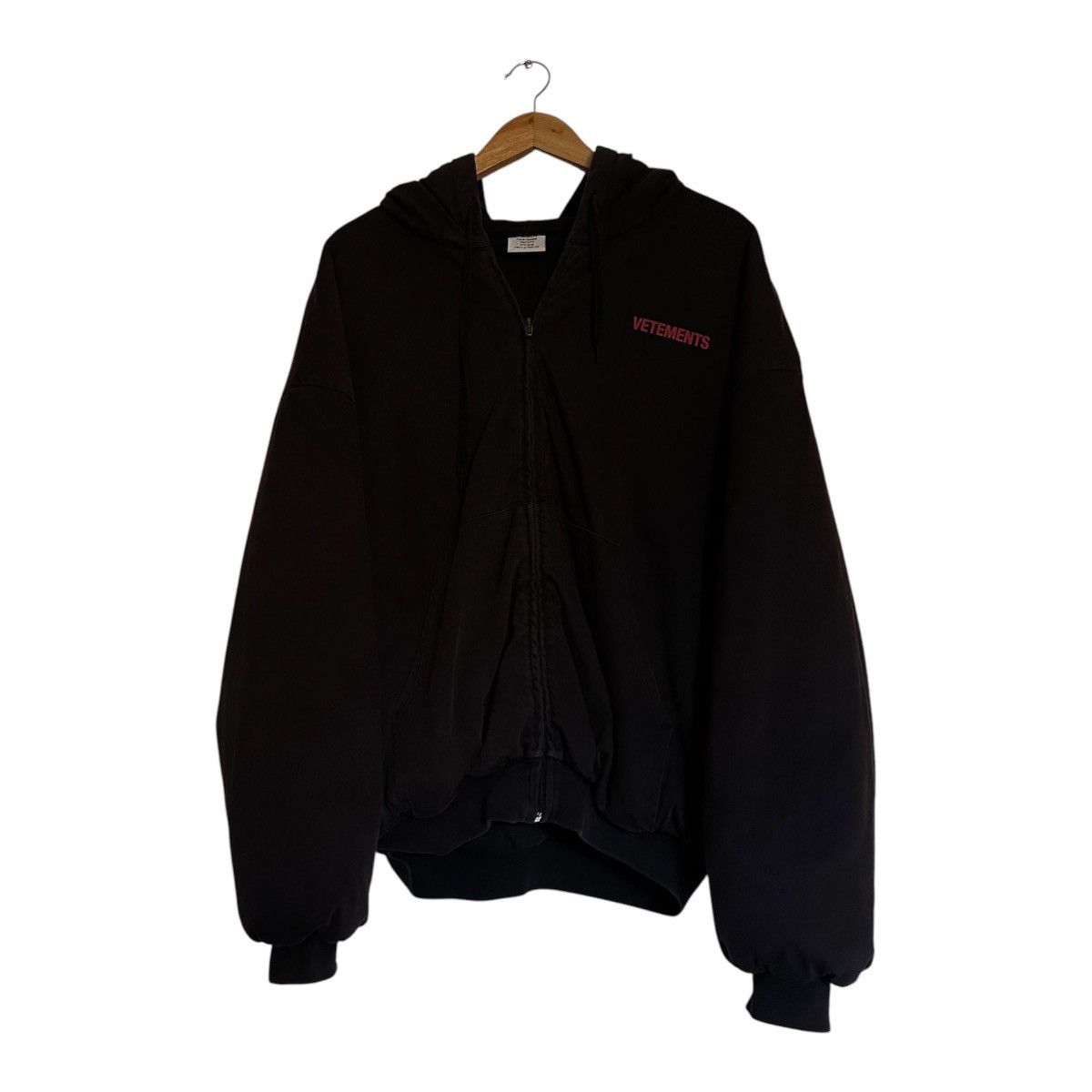 VETEMENTS 17AW TFD ZIP UP Hoodie 最終値下げ Vetements TFD Zip Up | Grailed