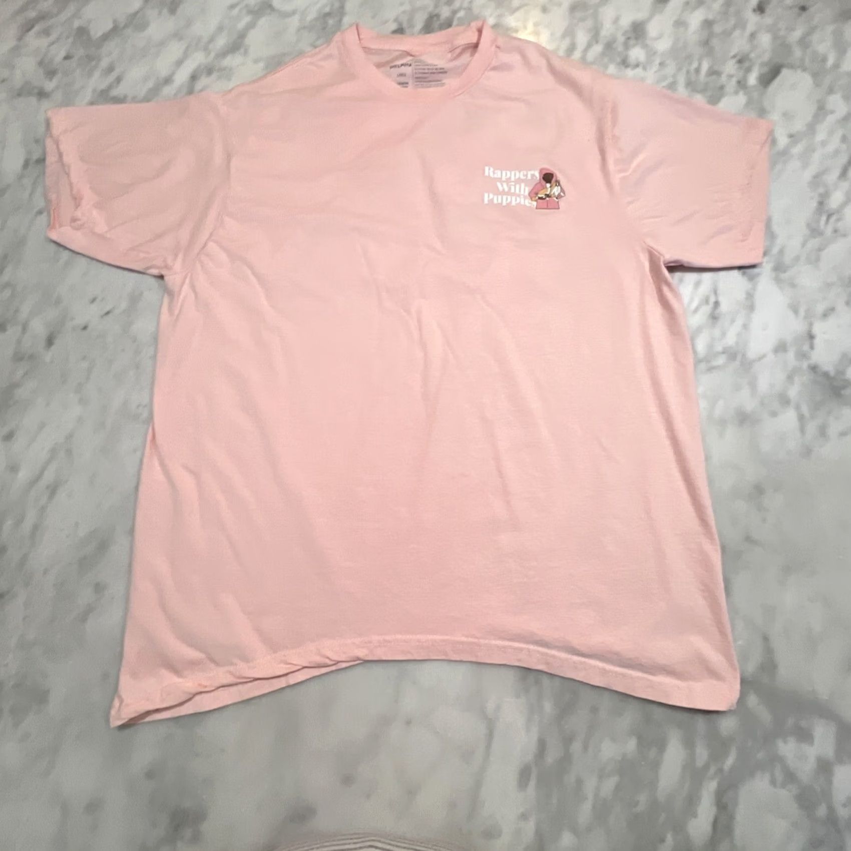 Pinko Dog Limited Rappers With Puppies Pink T Shirt Women’s L Graphic Shirt Size L / US 10 / IT 46 - 3 Thumbnail