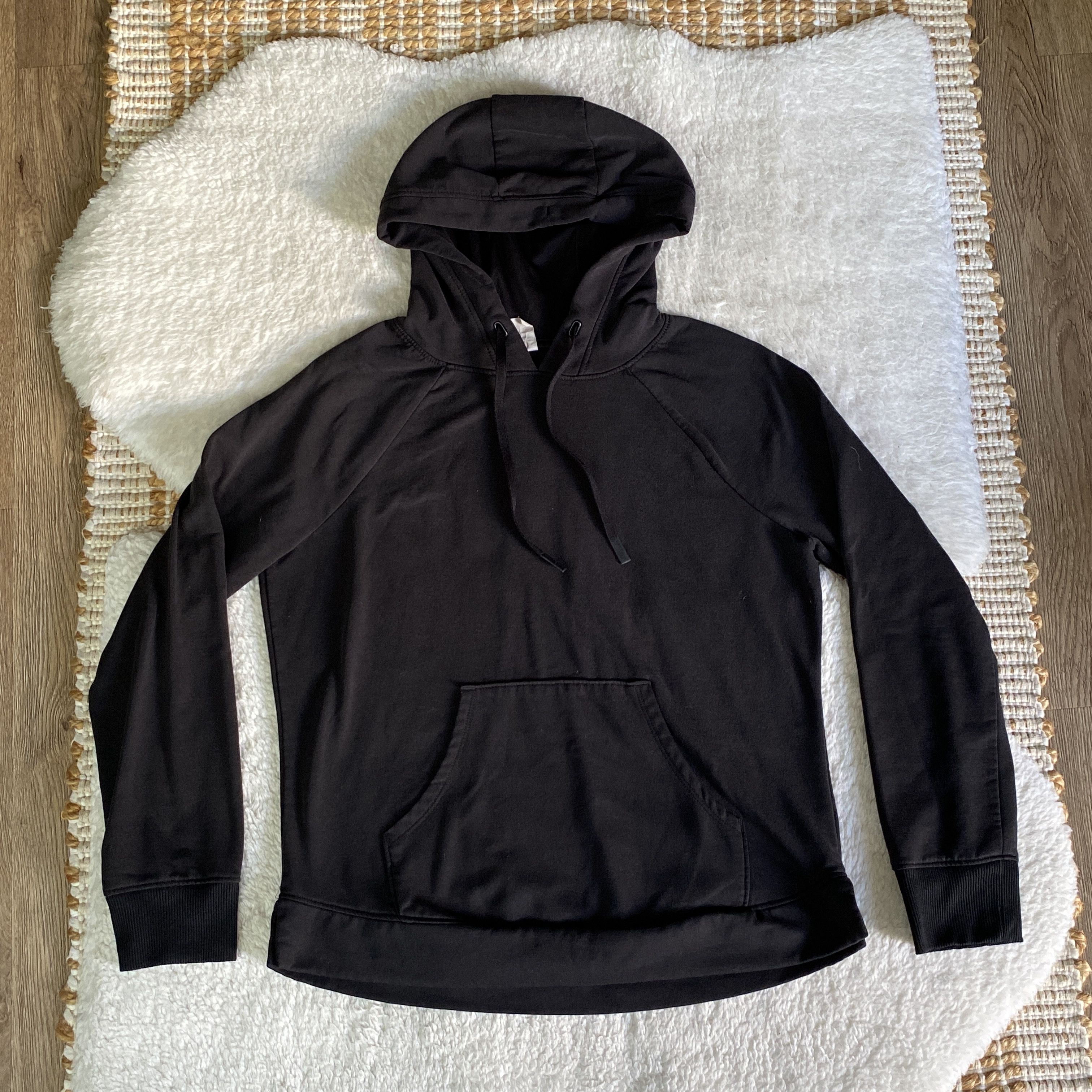Athletic Works Athletic Works Black Pullover Hoodie Lined Kangaroo Pocket Size S / US 4 / IT 40 - 10 Thumbnail