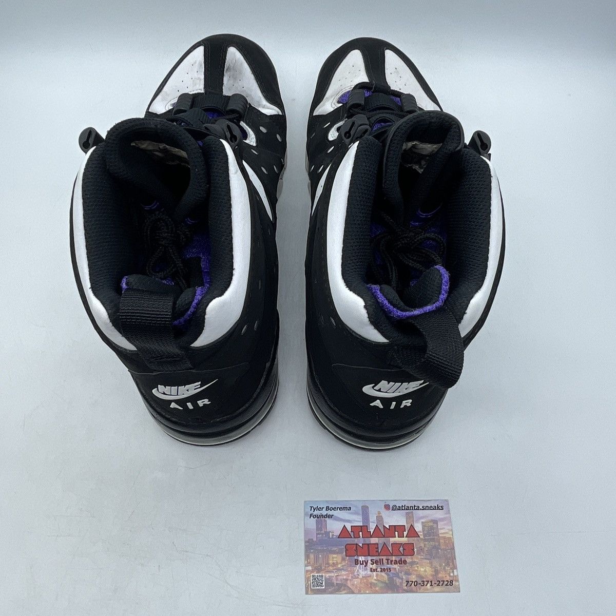 Nike Air max 2 black purple Size US 12 / EU 45 - 6 Thumbnail