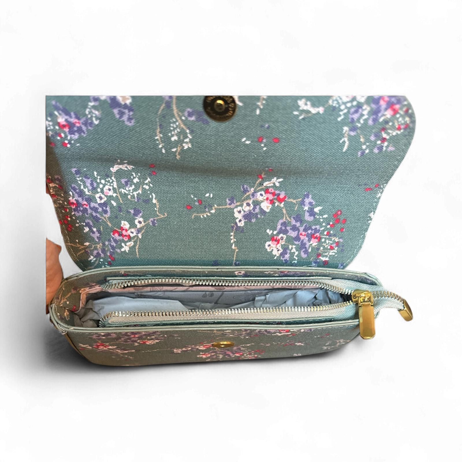 The Unbranded Brand Elegant Floral Print Women's Crossbody Bag NWT Size ONE SIZE - 4 Thumbnail
