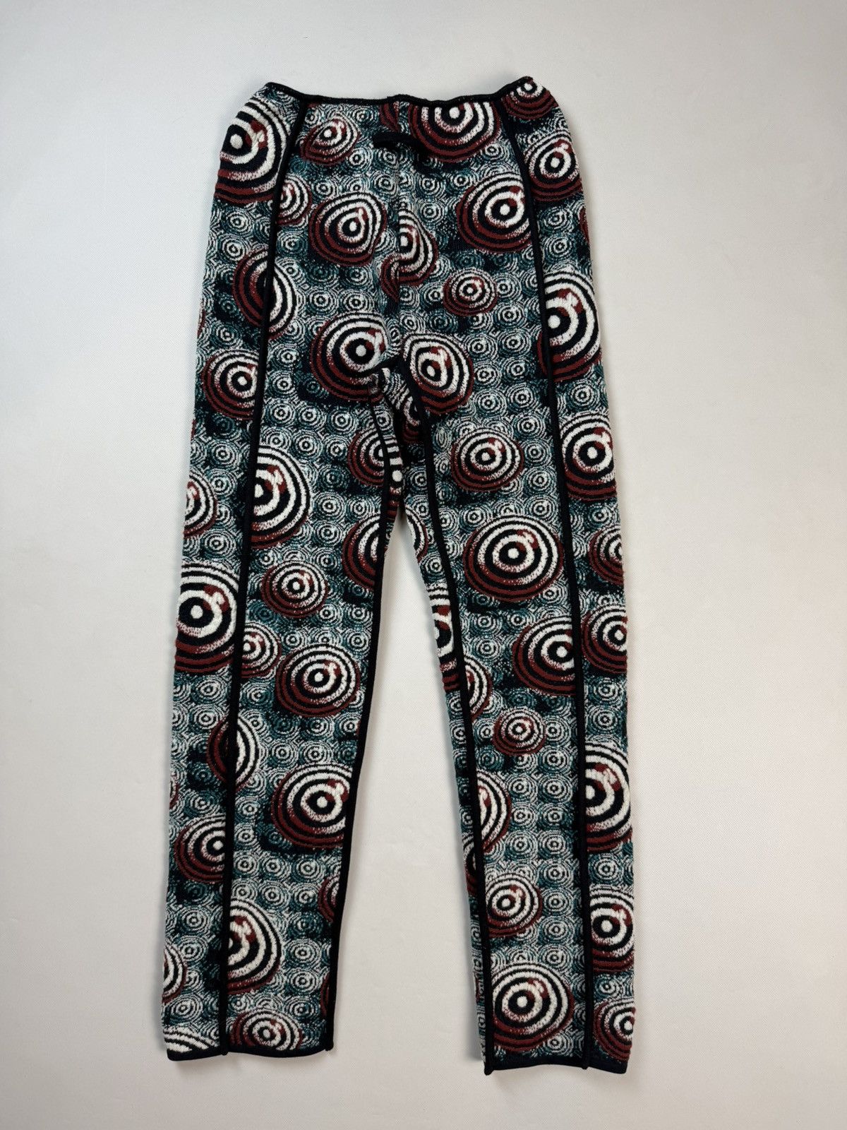 Jean Paul Gaultier Gaultier FW1996 Vintage OP Print Spiral Wool Pants Trousers Size 30" / US 8 / IT 44 - 15 Thumbnail