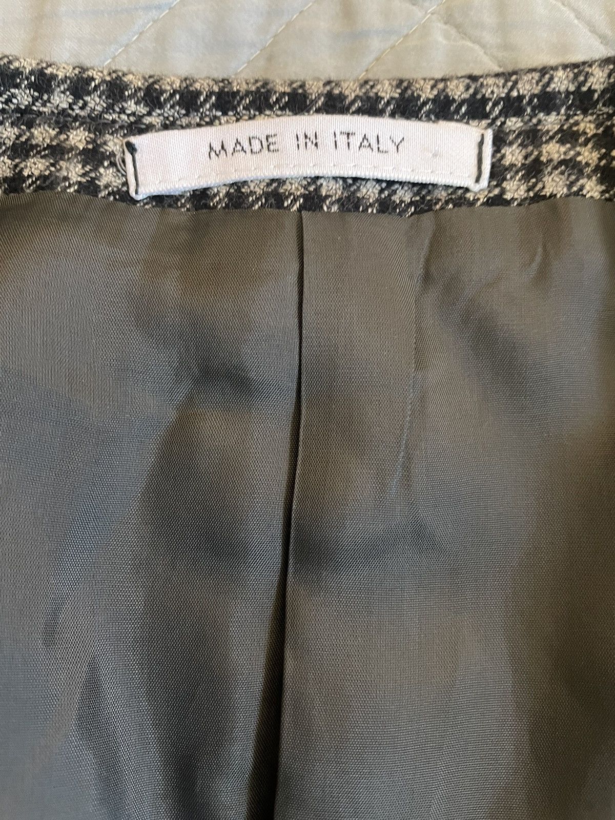 Armani Collezioni Small Check Wool GIORGIO Jacket Size 44R - 4 Thumbnail
