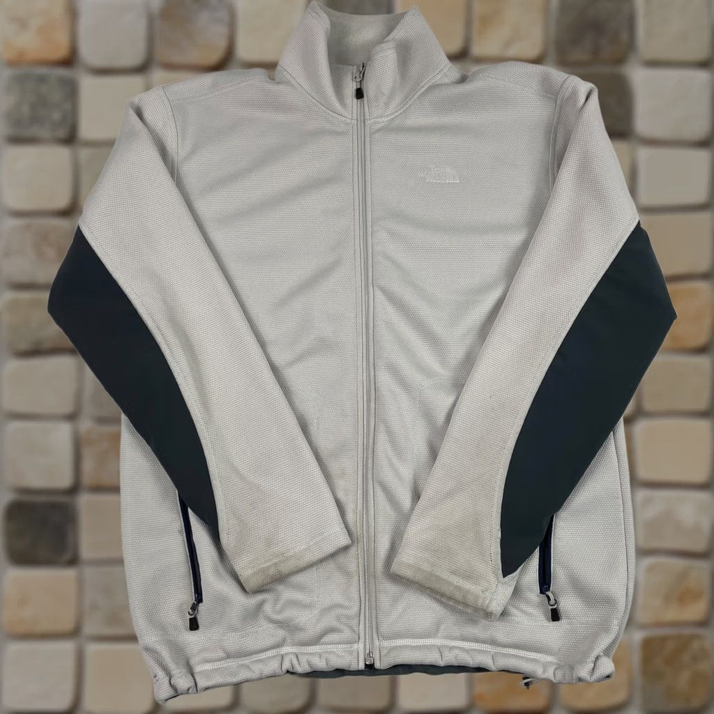 The North Face The North Face Jacket Mens Large Beige Fleece Full Zip Hiking Skiing Climbing Size US L / EU 52-54 / 3 - 1 Thumbnail