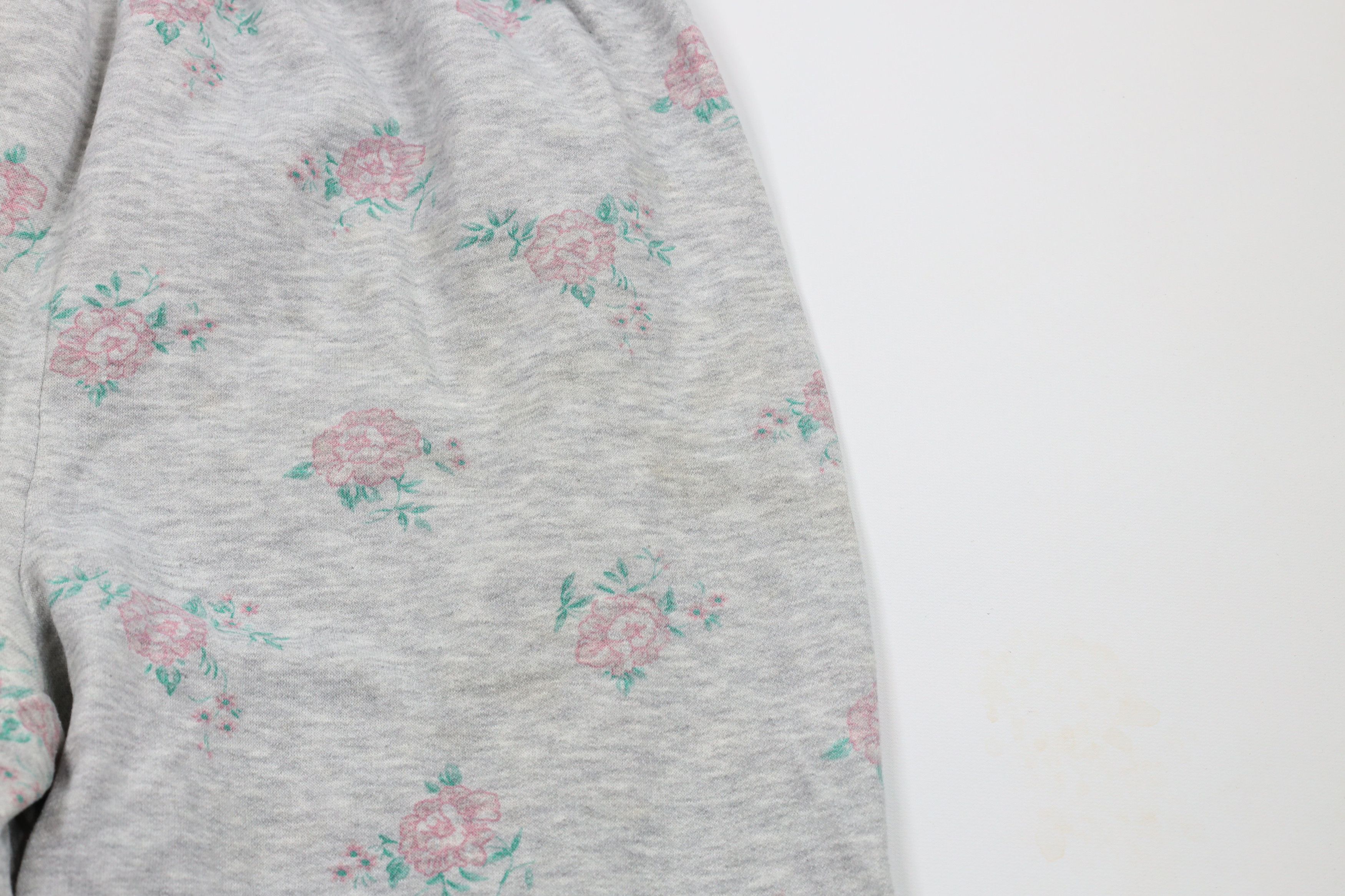 Vintage Vintage 90s Country Primitive Rose Flower Sweatpants Joggers Size 28" / US 6 / IT 42 - 6 Thumbnail