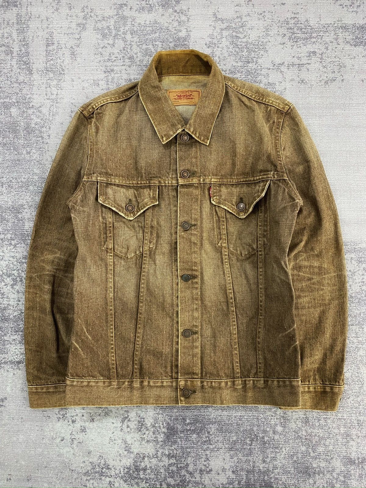 Levi's Vintage Clothing Vintage levis 70599 olive brown jackets japan made Size US L / EU 52-54 / 3 - 1 Thumbnail
