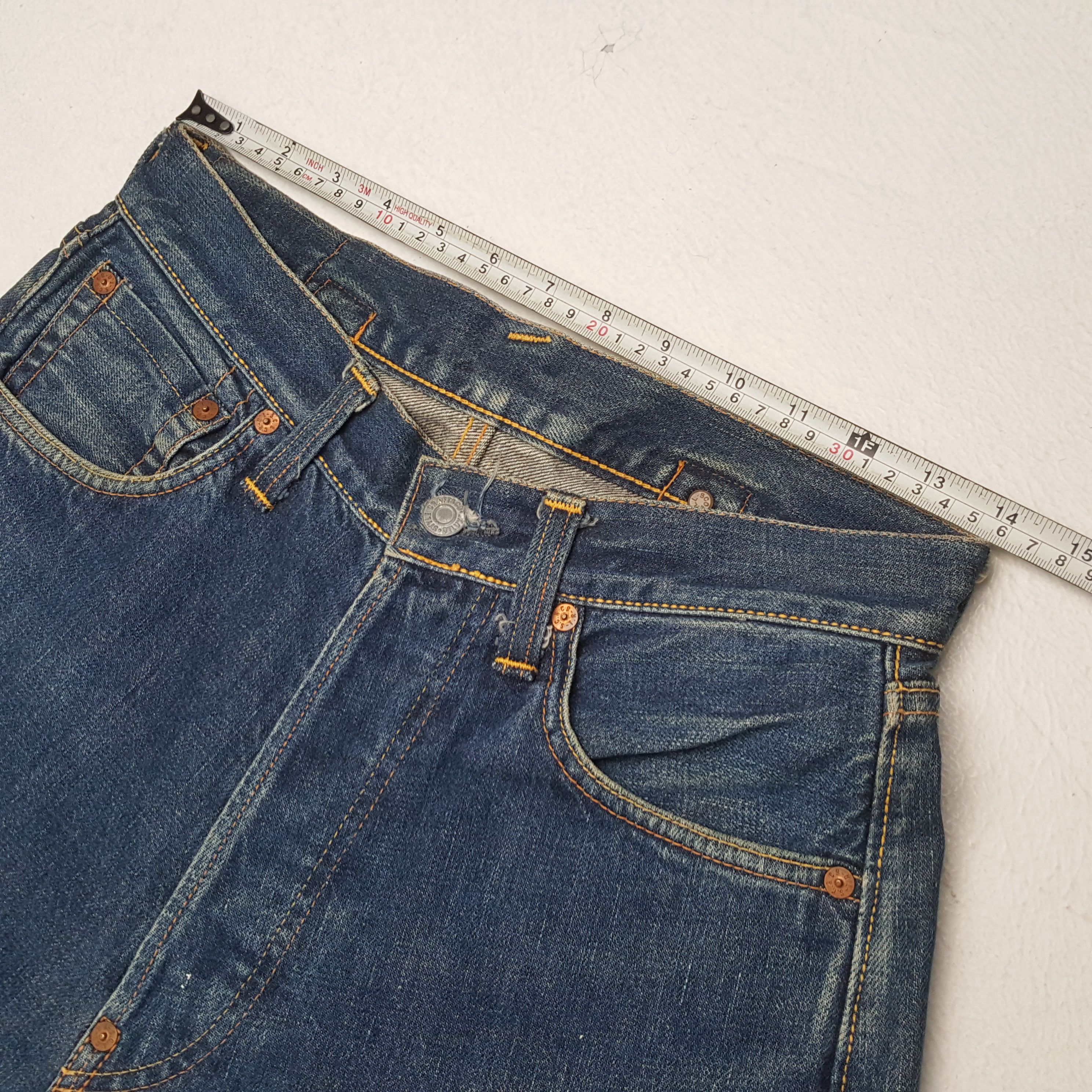 Evisu × Japanese Brand × Vintage EVIS Japanese Brand Streetwear Custom Daicock Jeans Size US 28 / EU 44 - 7 Thumbnail