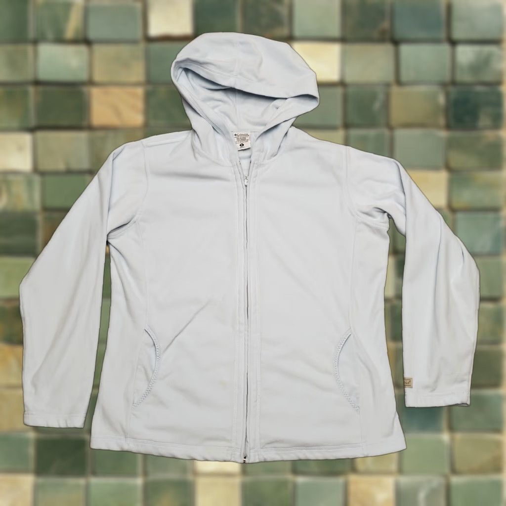 Vintage Columbia Fleece Hoodie Womens XL Blue Full Zip Casual Outdoor Gorp Nature Camping Camp Size XL / US 12-14 / IT 48-50 - 1 Thumbnail