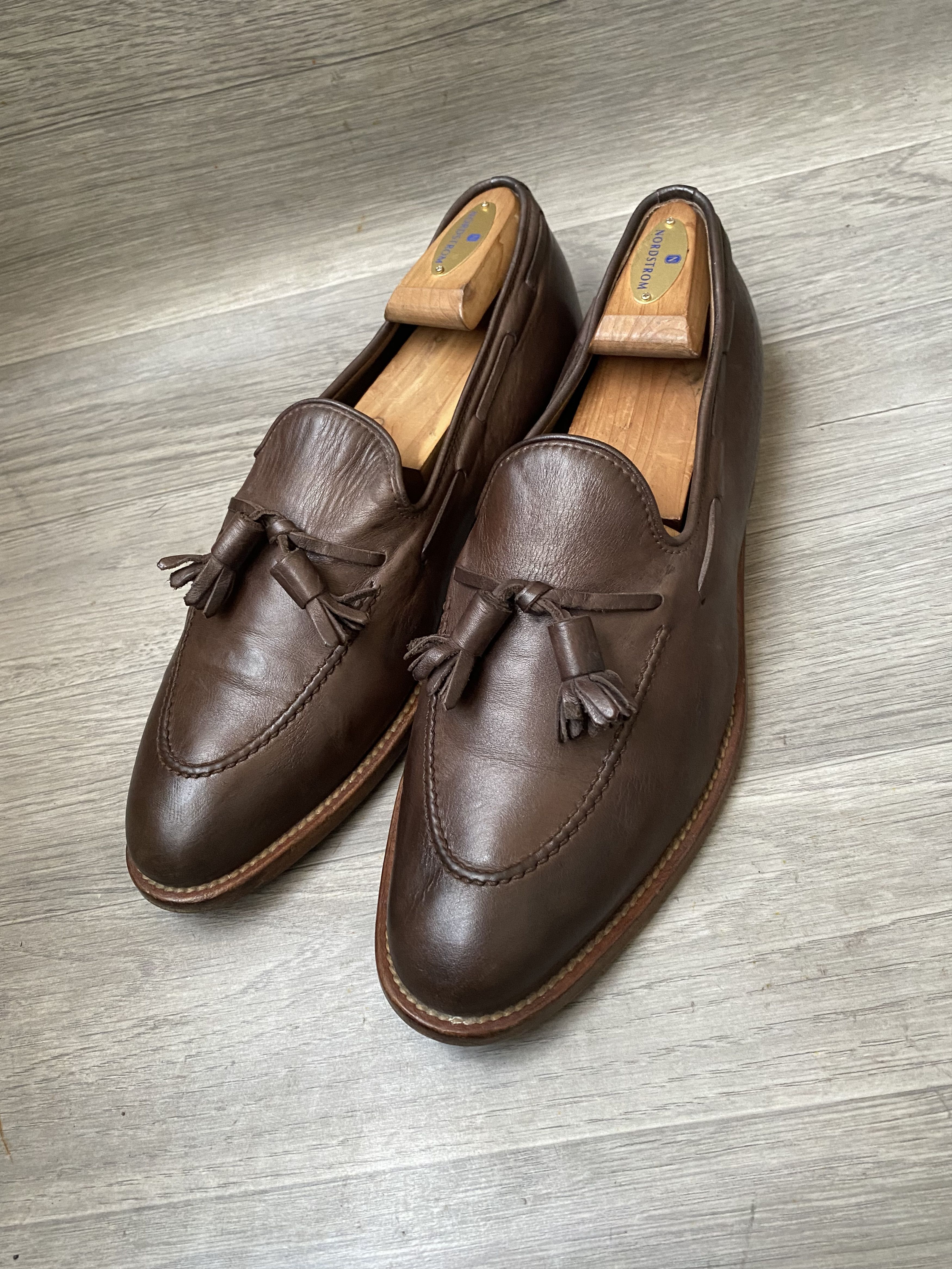 Brunello Cucinelli Brunello cucinelli brown tassel loafers sz 42 Size US 9 / EU 42 - 3 Thumbnail