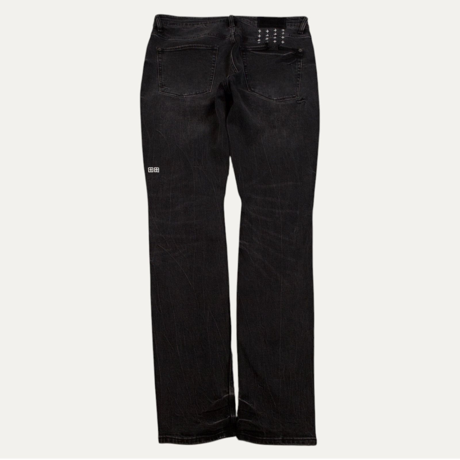 Ksubi Ksubi Knee Spell-Out Denim Jeans Size US 34 / EU 50 - 2 Thumbnail