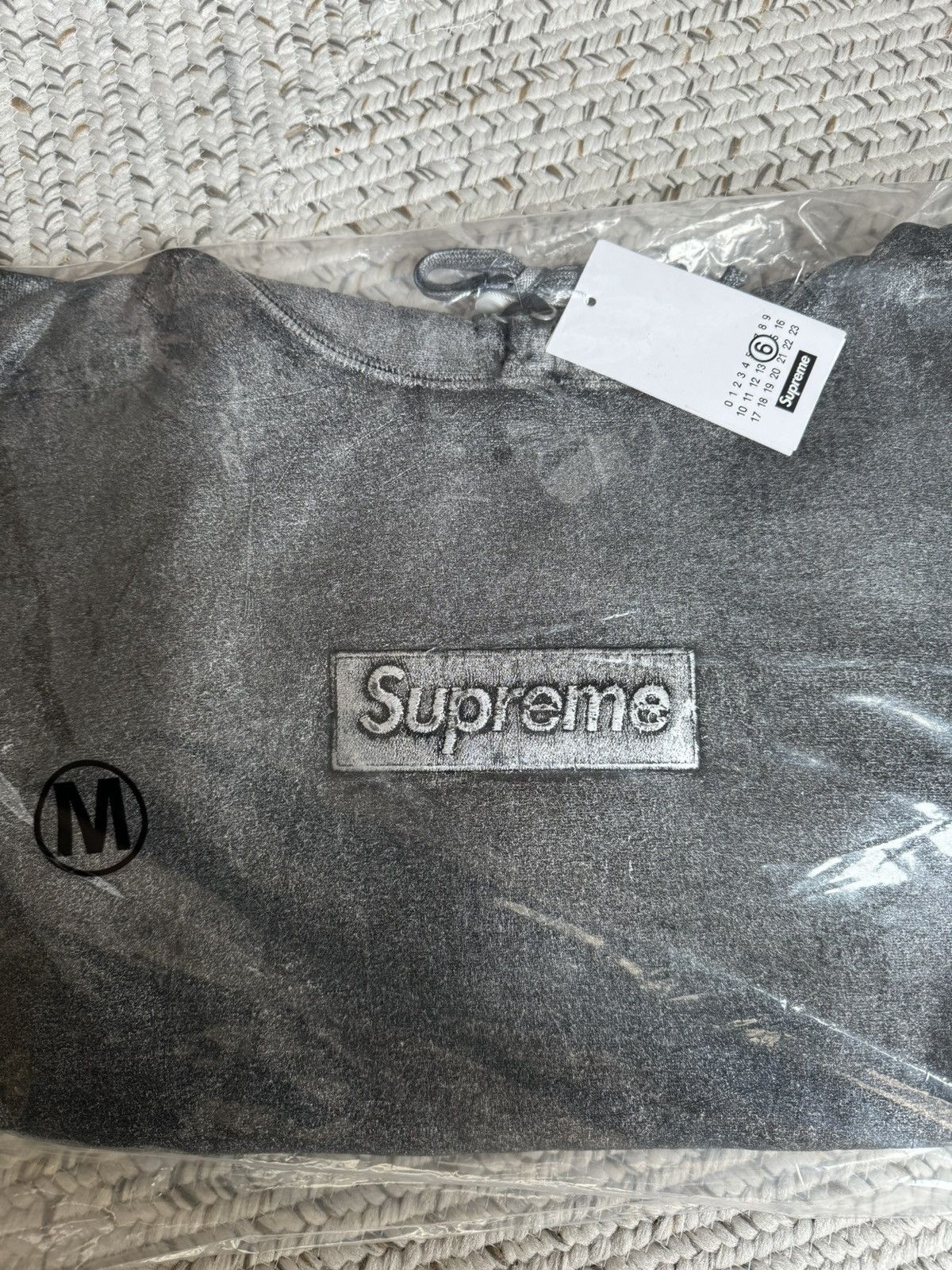 image of Maison Margiela x Supreme Washed Black Margiela Supreme, Men's (Size Medium)