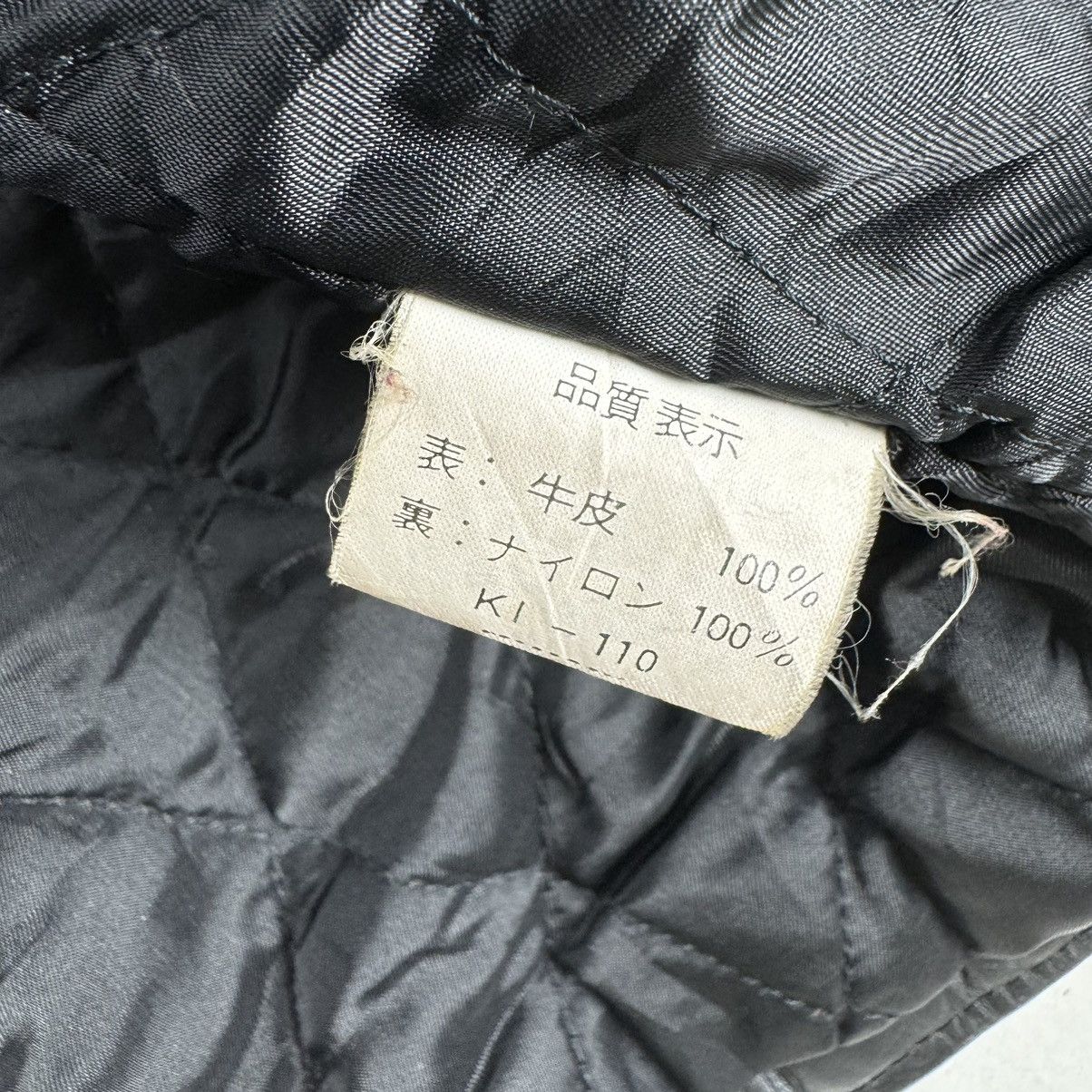 Japanese Brand ☀️HOUSTON DOUBLE COLLAR BIKERS LEATHER JACKET Size US M / EU 48-50 / 2 - 11 Thumbnail