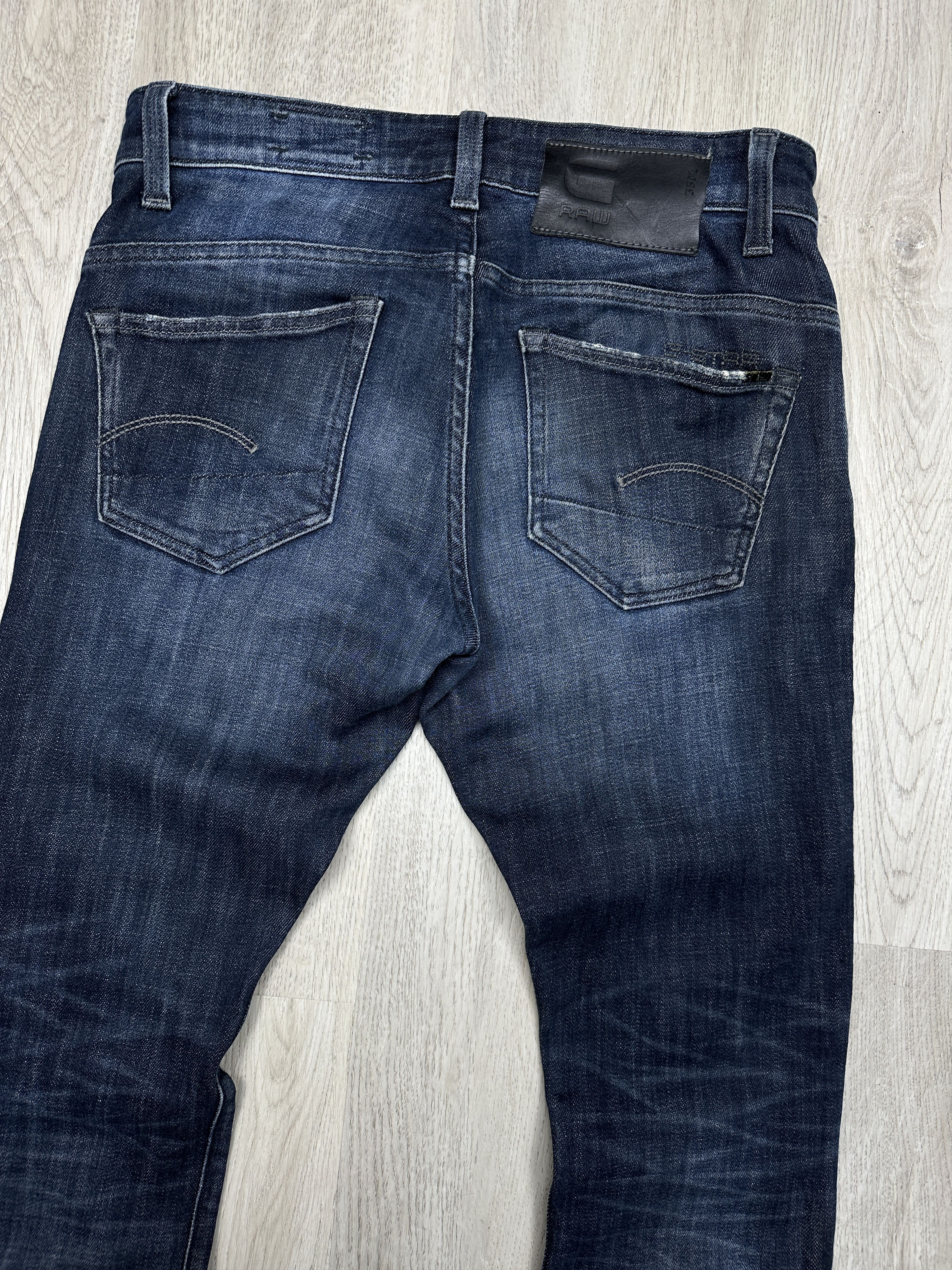 G-Star G Star Raw 3301 Vintage Mens Super Slim Denim Pants Jeans Size US 30 / EU 46 - 9 Thumbnail