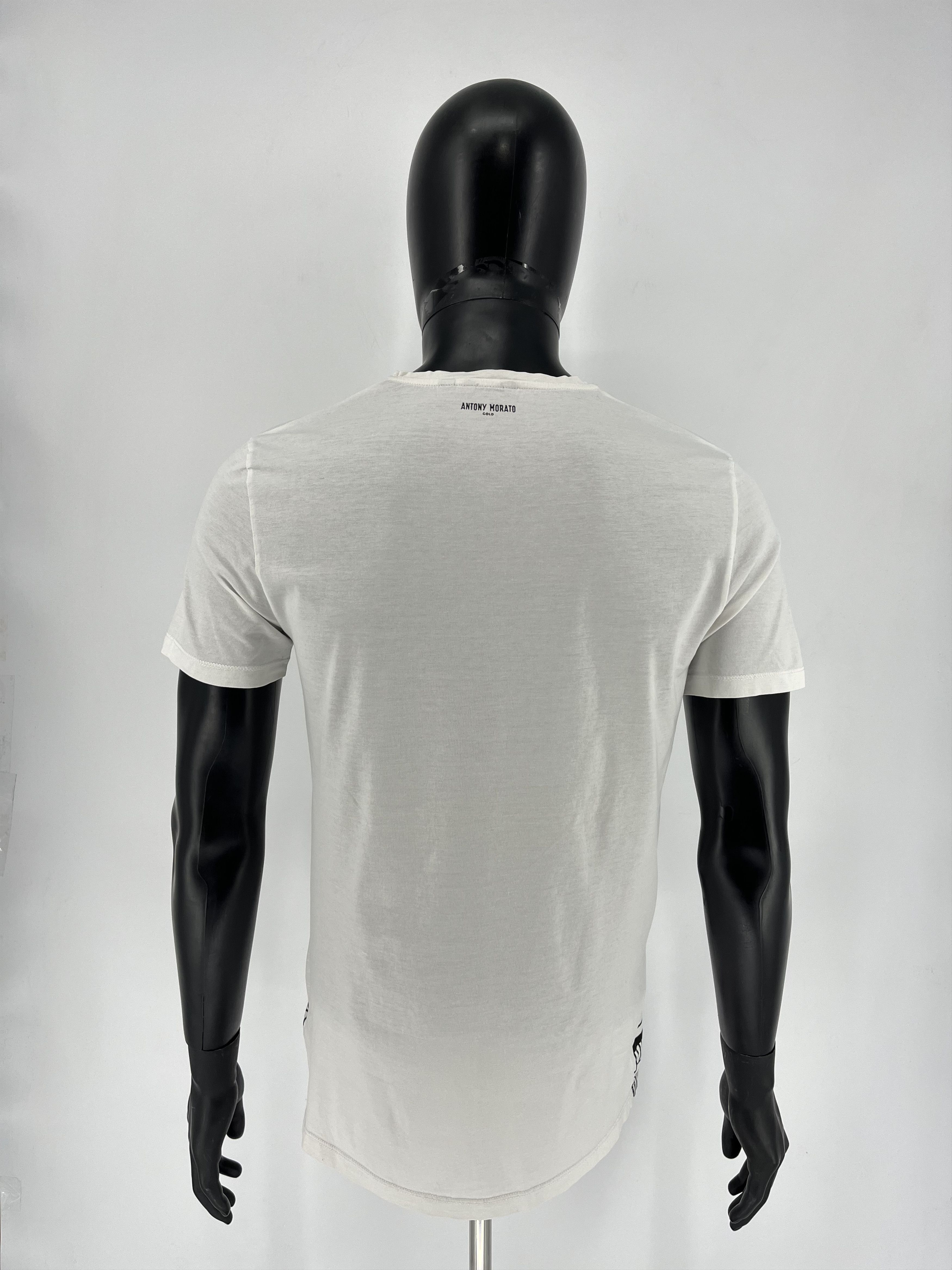 Antony Morato Antony Morato "REBELREBEL" Avant Garde Designer Y2k Tee Size US L / EU 52-54 / 3 - 8 Thumbnail
